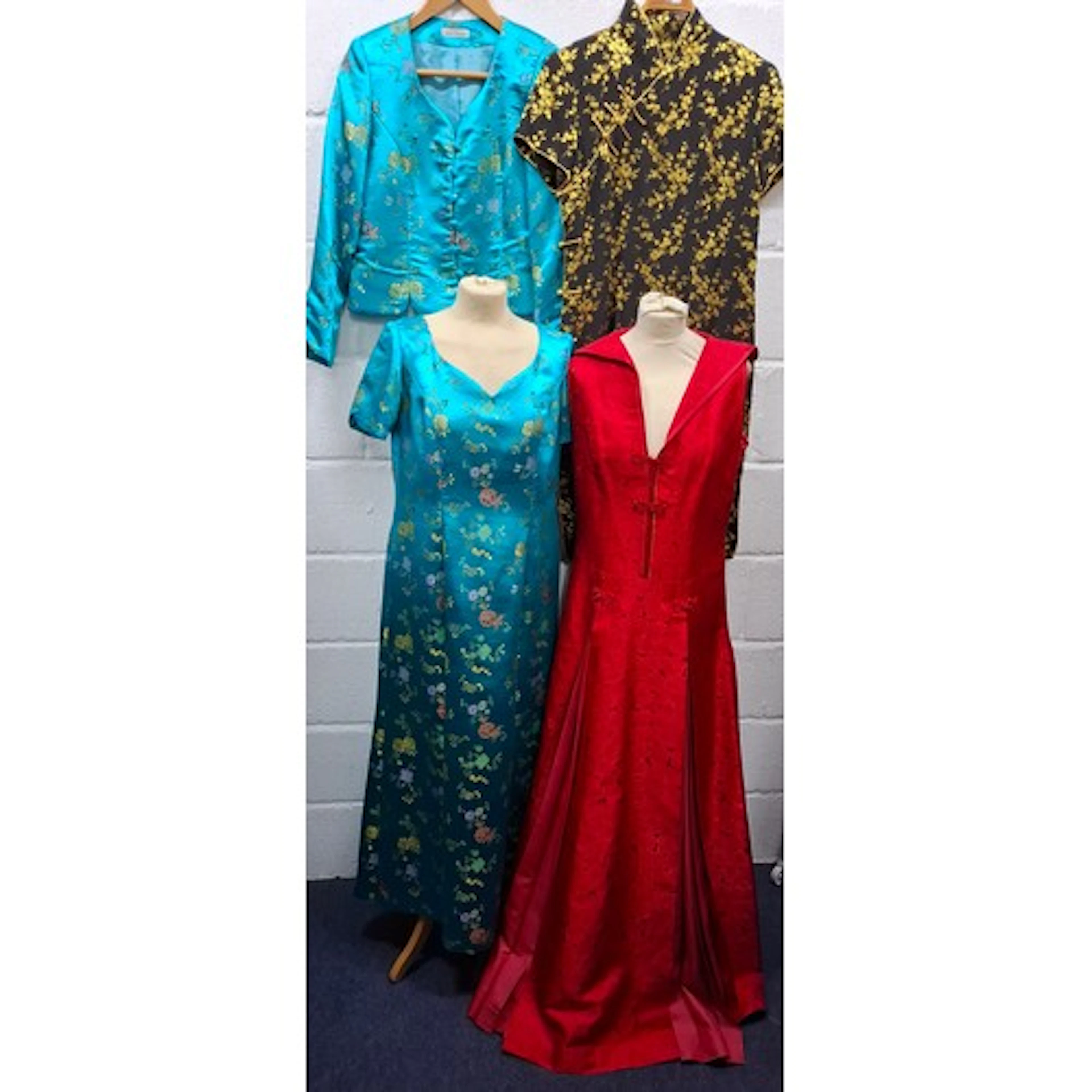 A collection of vintage Oriental ladies clothing mainly 36" ...