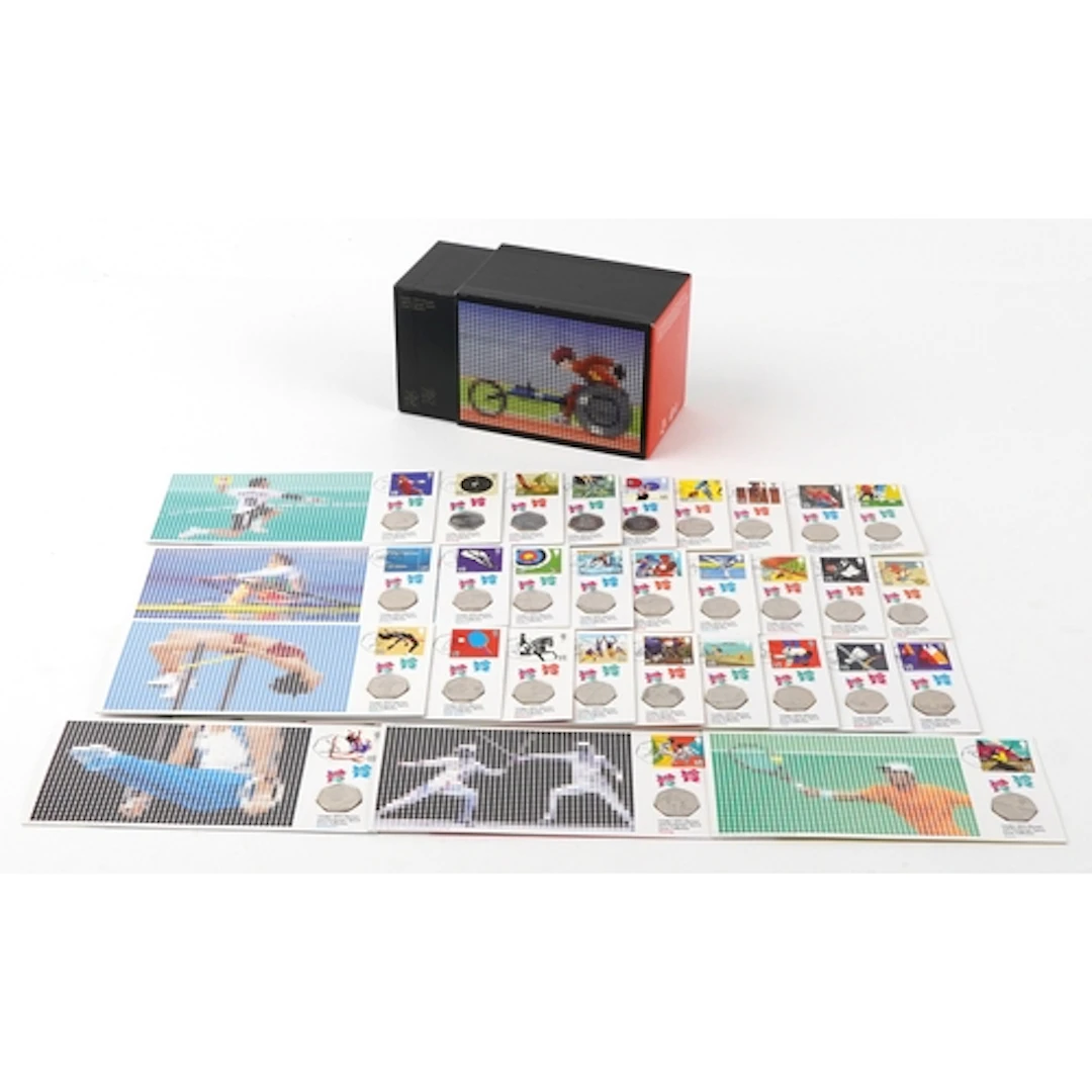 Complete set of Royal Mail and Royal Mint London 2012 Olympi...