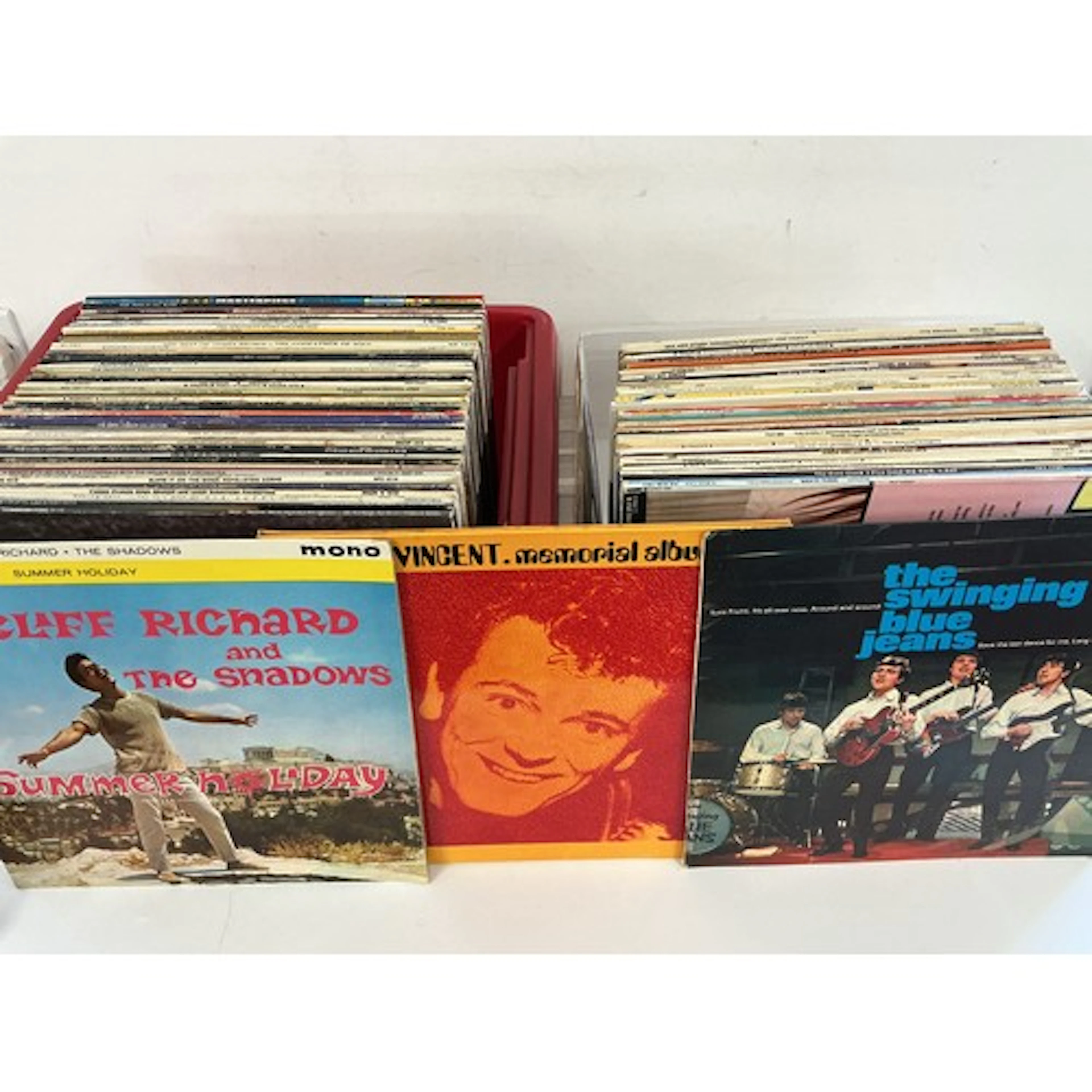 Two boxes of LPs and 78s by various 1960s and rock n roll ar...