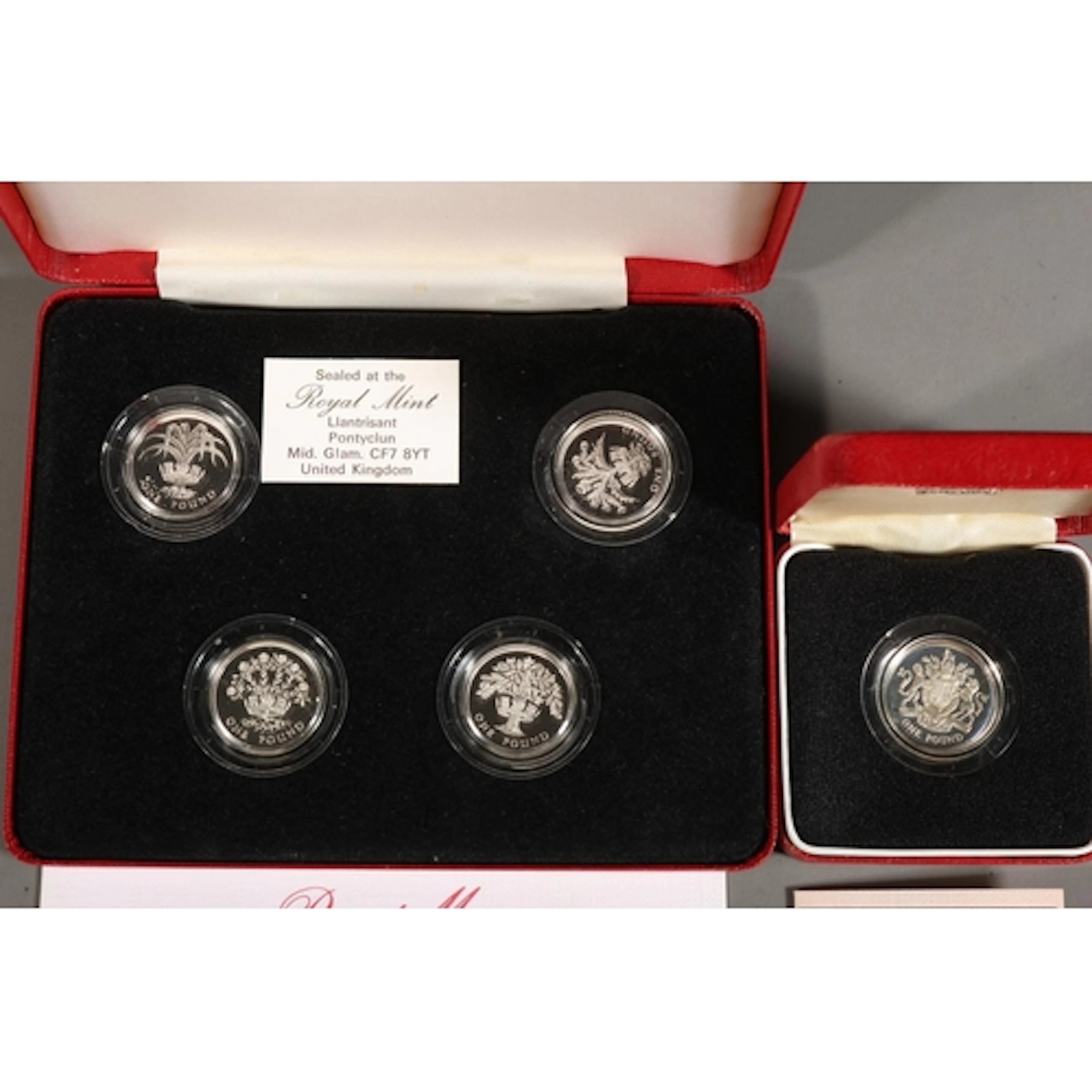 UNITED KINGDOM Queen Elizabeth II (1952-2022) 1984-1987 silv...