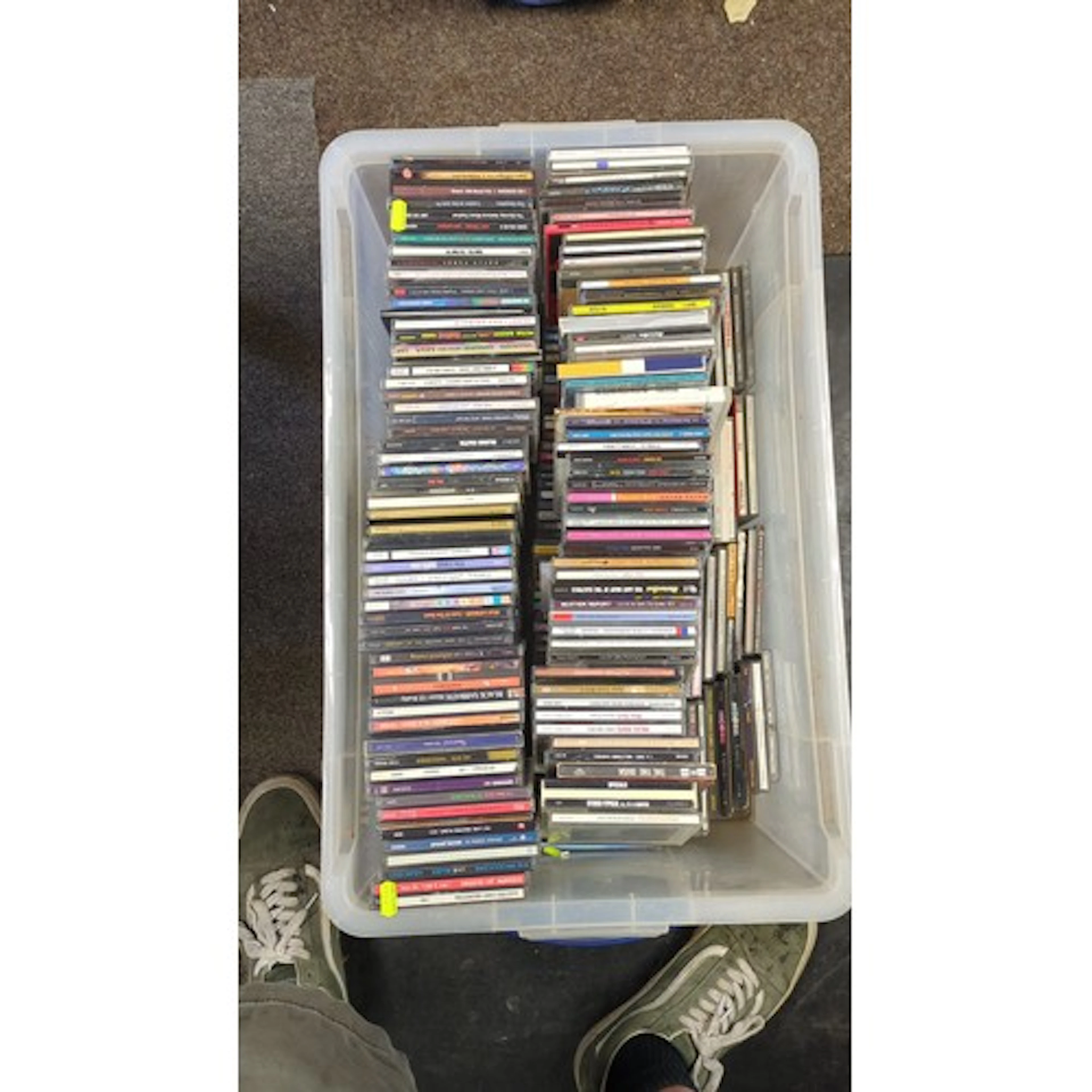 A quantity of compact discs, chiefly rock, pop, jazz and wor...
