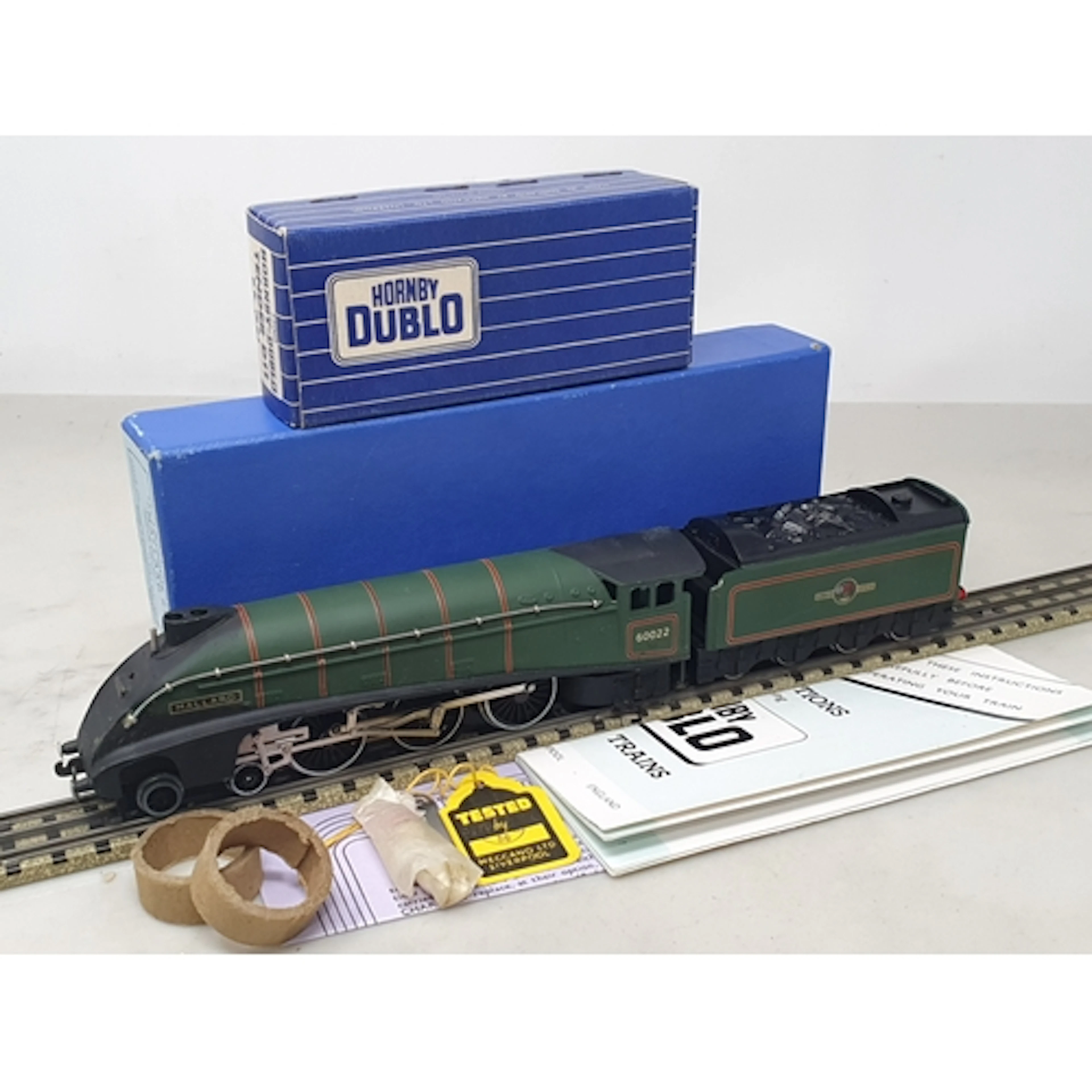 A boxed Hornby Dublo L11 'Mallard' Locomotive, first issue w...
