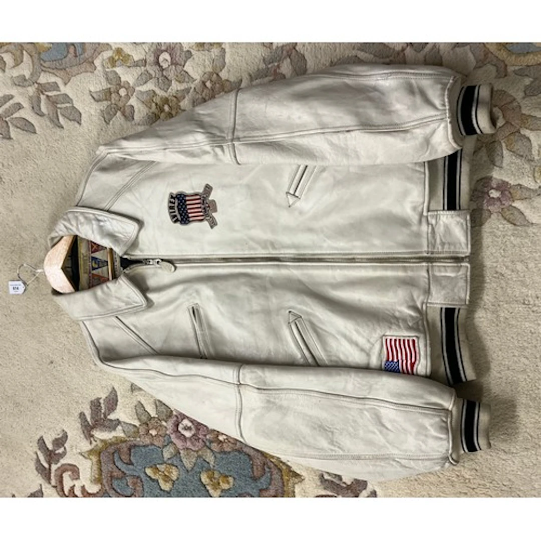 Avirex US varsity jacket, size XL.