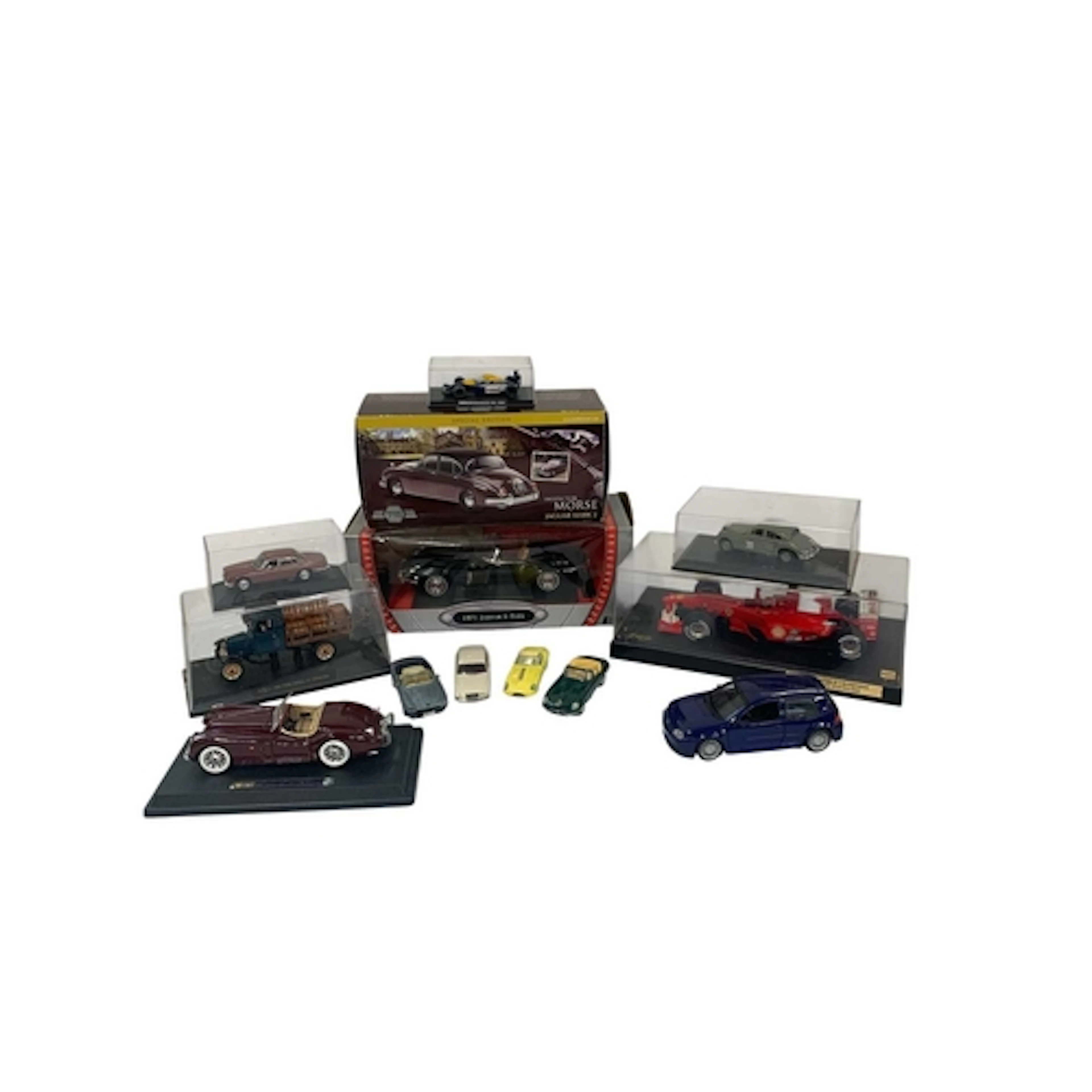 Diecast Vehicles Including Various 1:18 Scale Models. Box co...