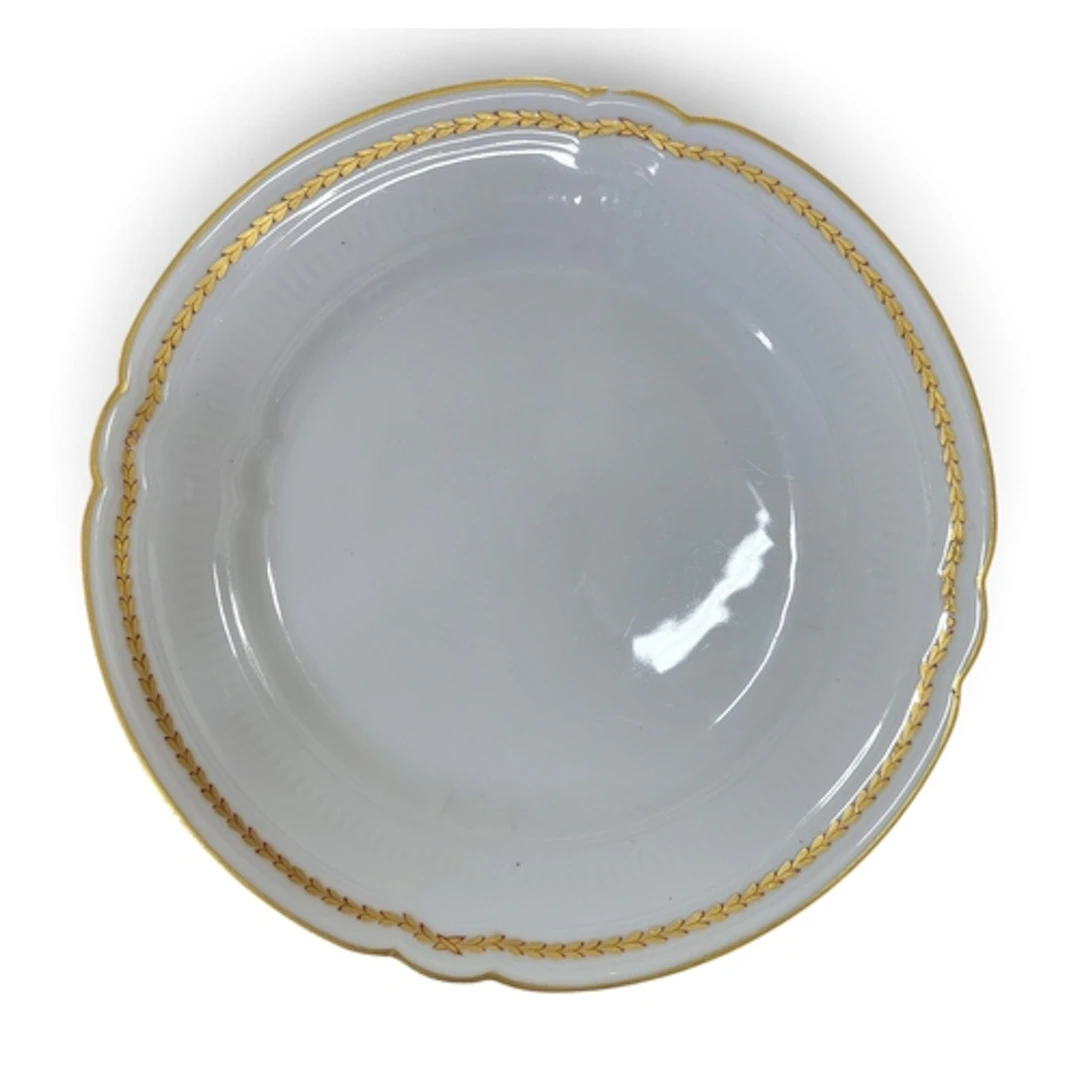 A good set of eight Bac et perigault Limoges Plates with 22c...