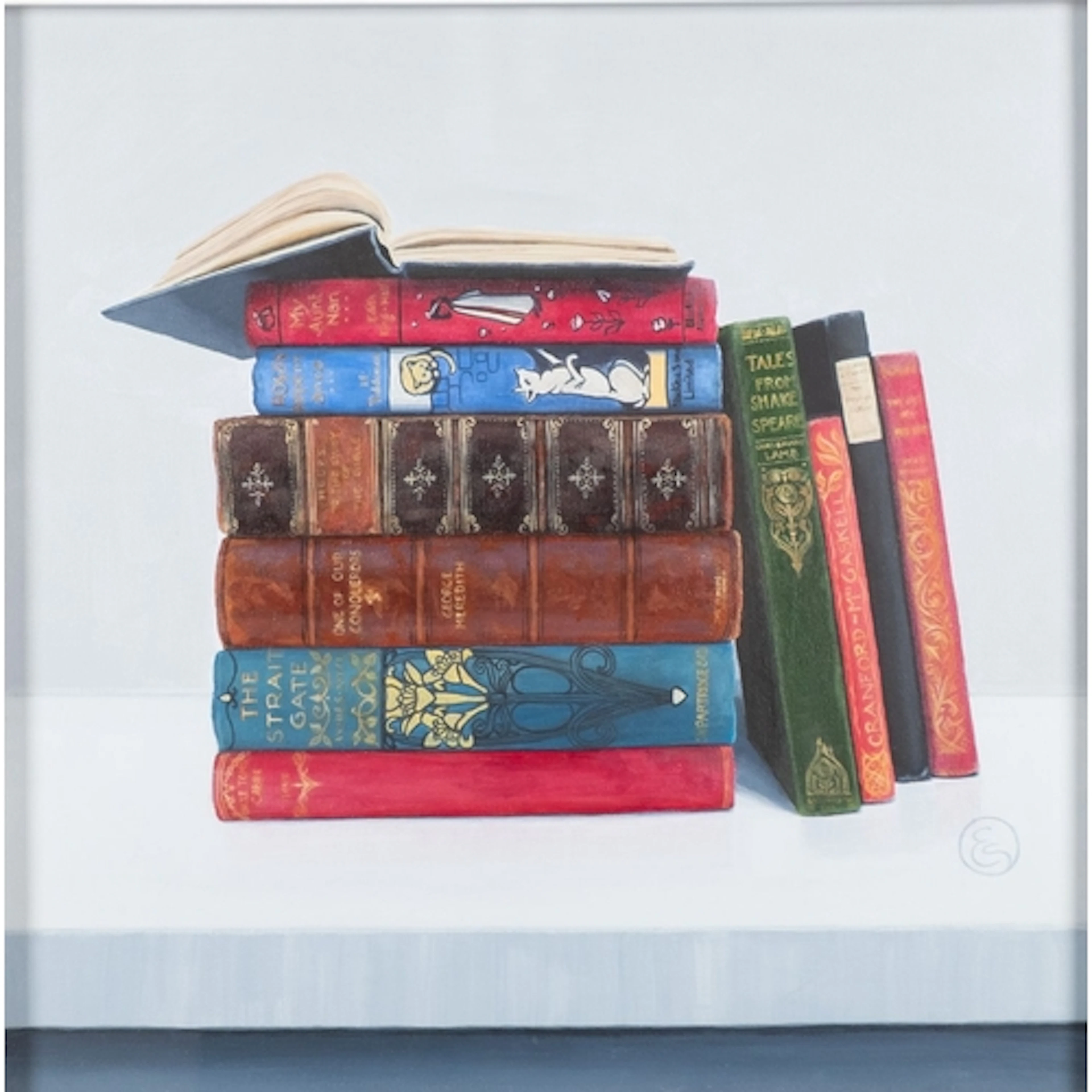 Elena Steers (20th century British school) - 'Antique Books...