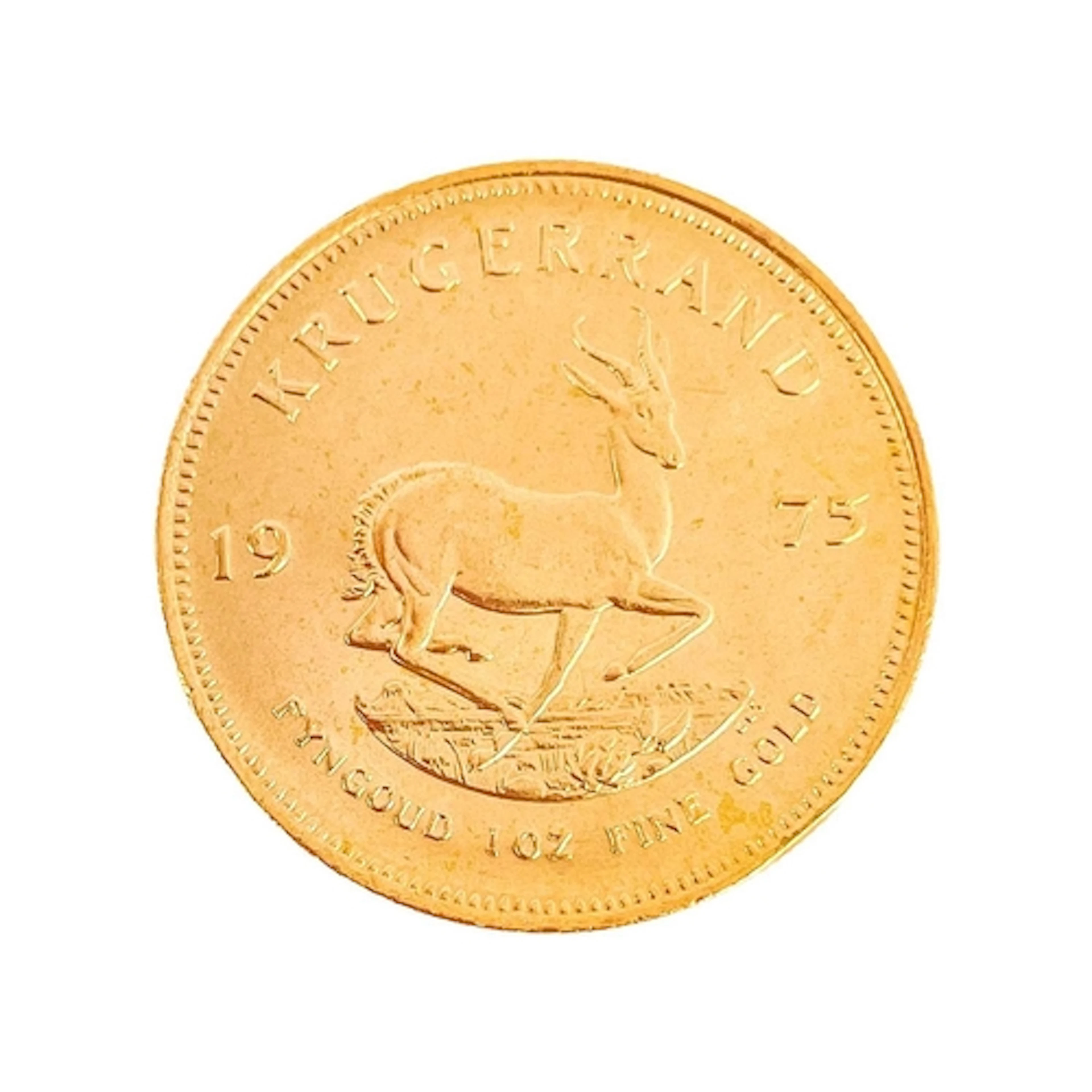 1975 Gold full Krugerrand. 1975 gold full Krugerrand in ef c...