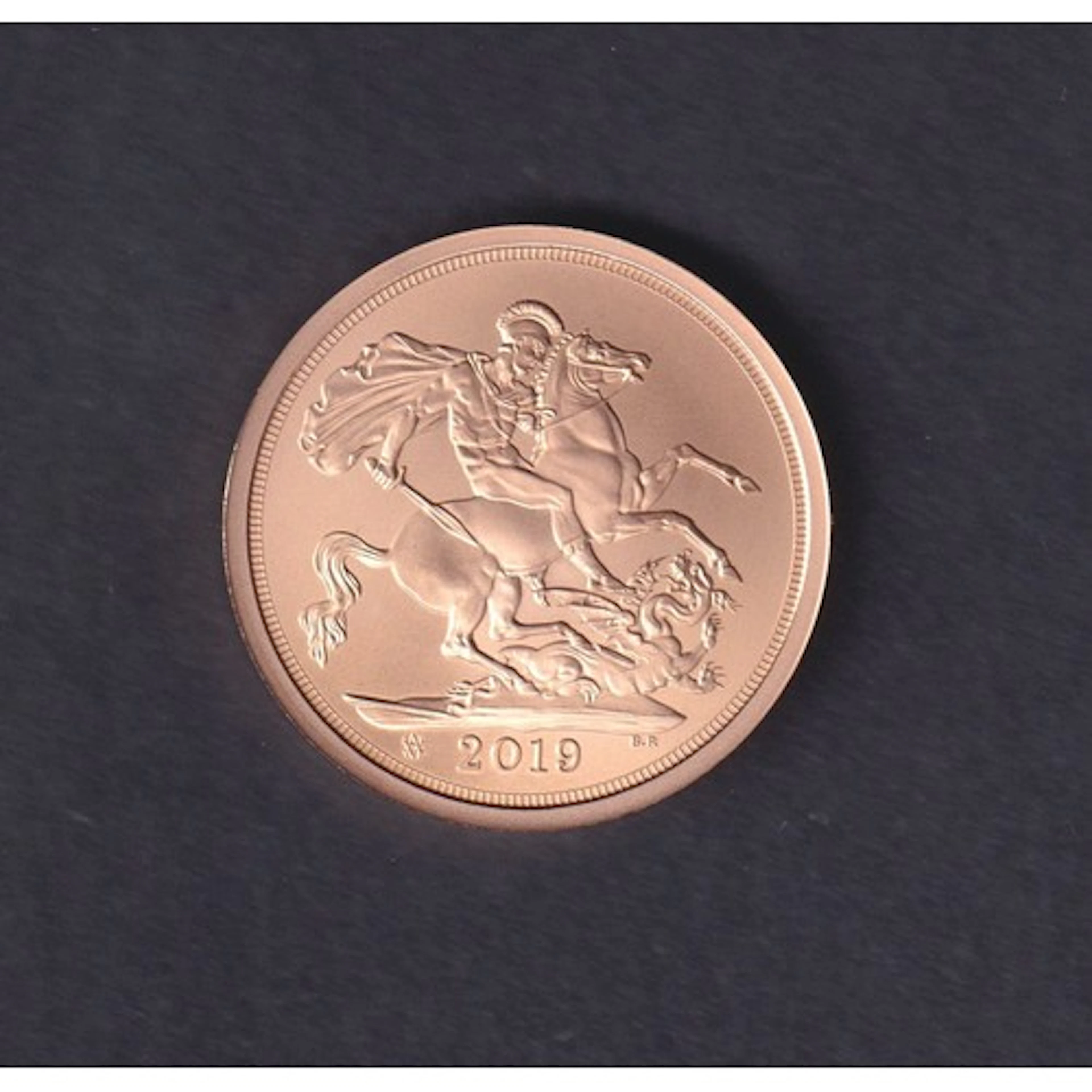 2019 UK Queen Elizabeth II Royal Mint Struck on the Day gold...