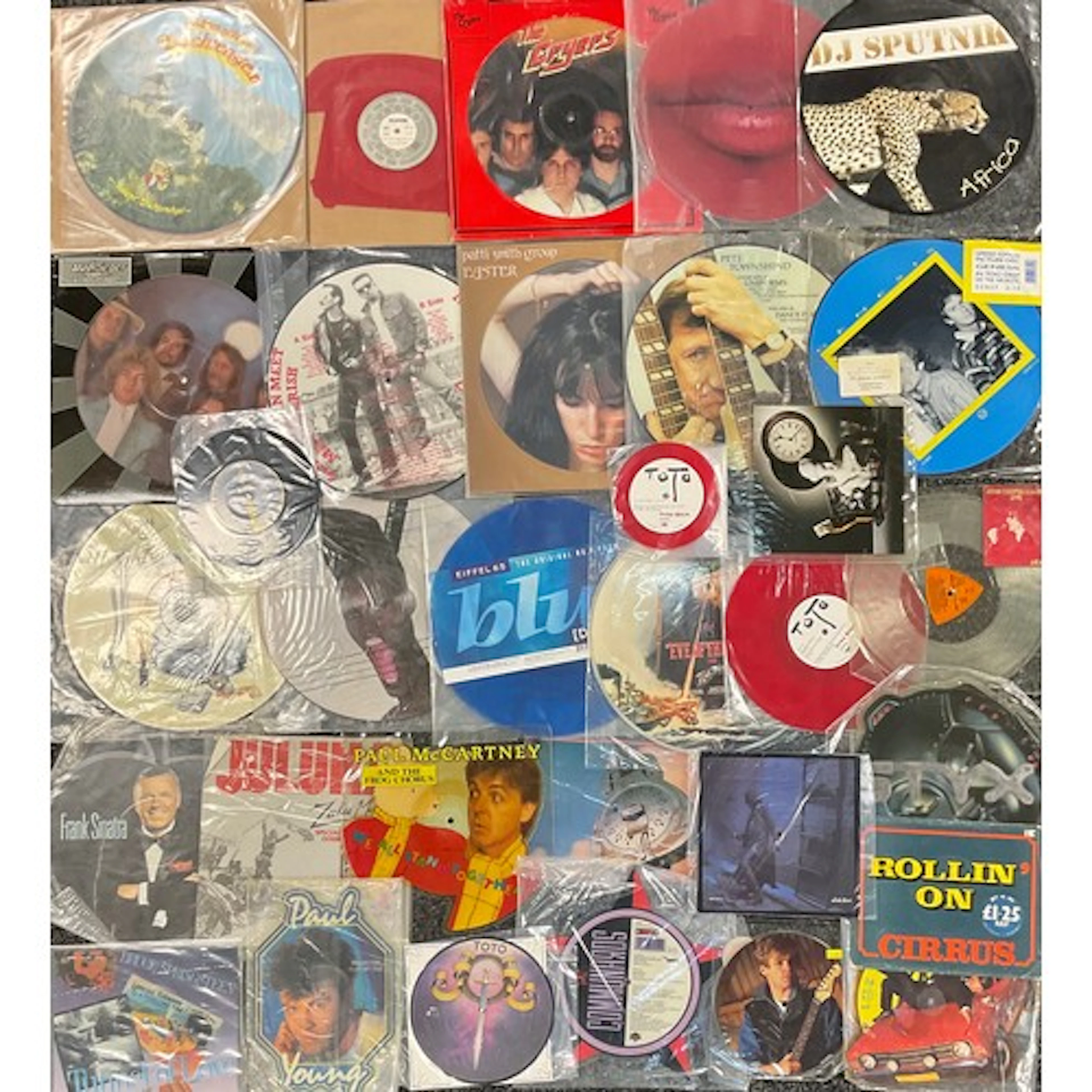Vinyl Records – Picture Disc LP’s, 7”, 10” and 12” Singles –...