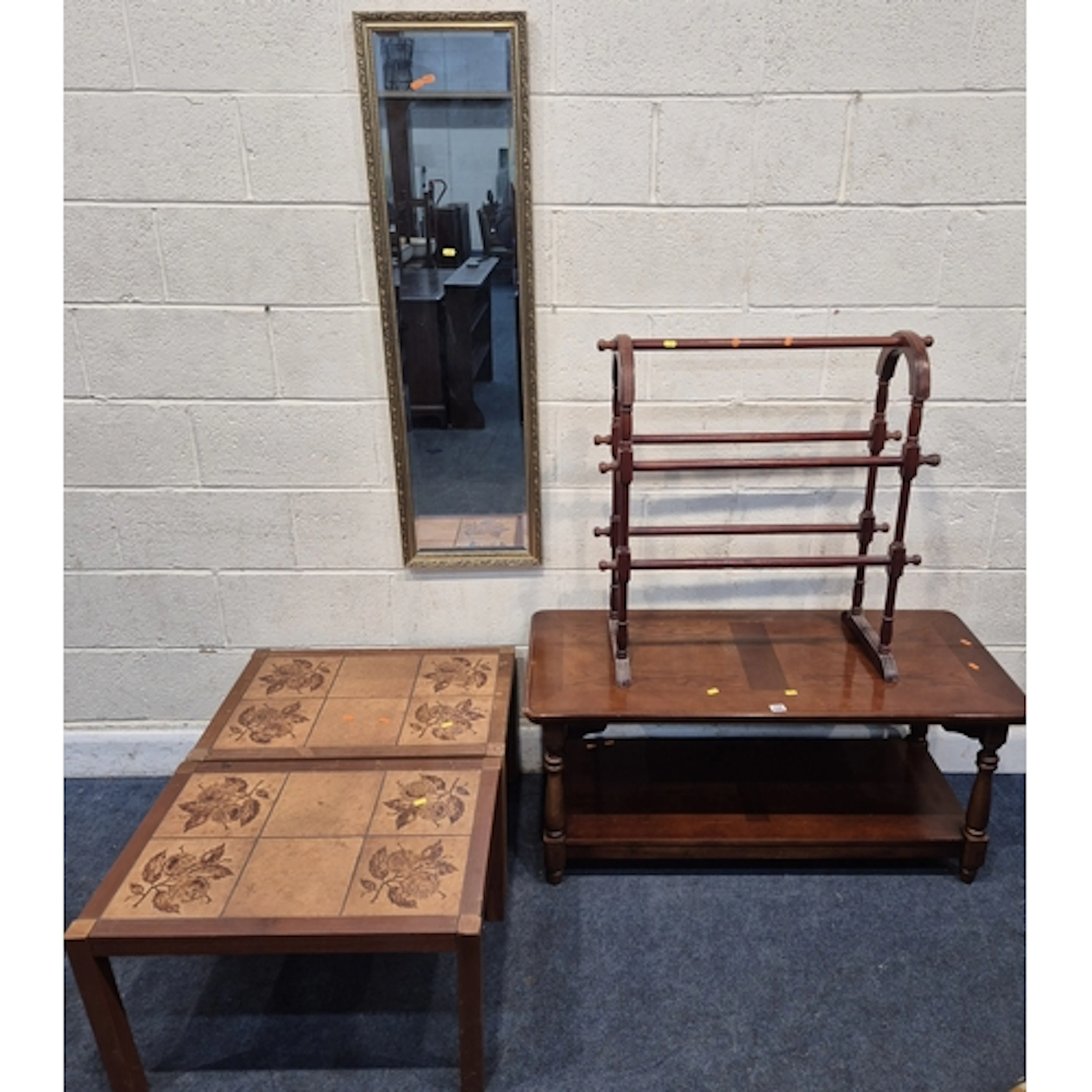 A SELECTION OF OCCASIONAL FURNITURE, to include a two tier c...