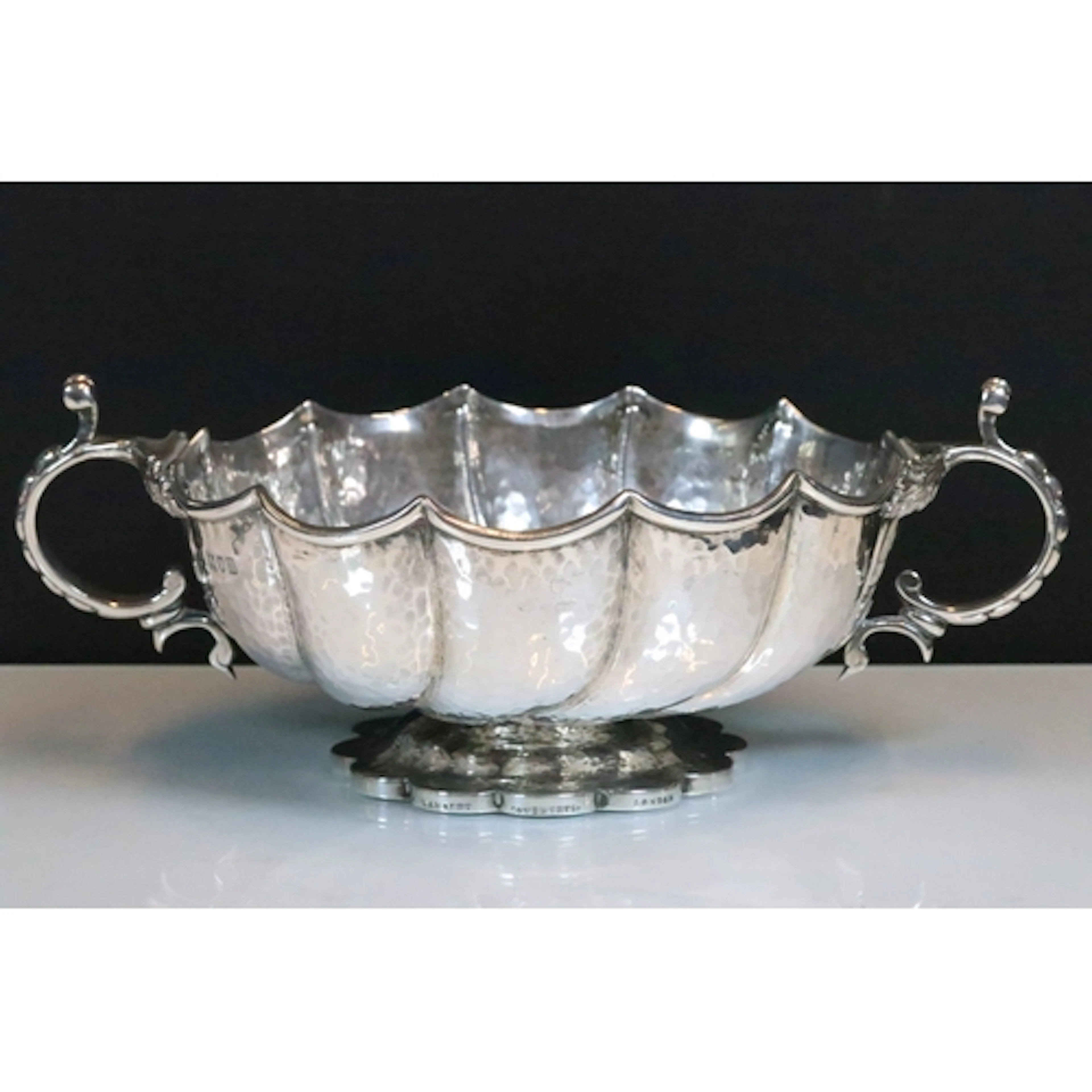 Early 20th Century Arts & Crafts hallmarked silver pedestal ...