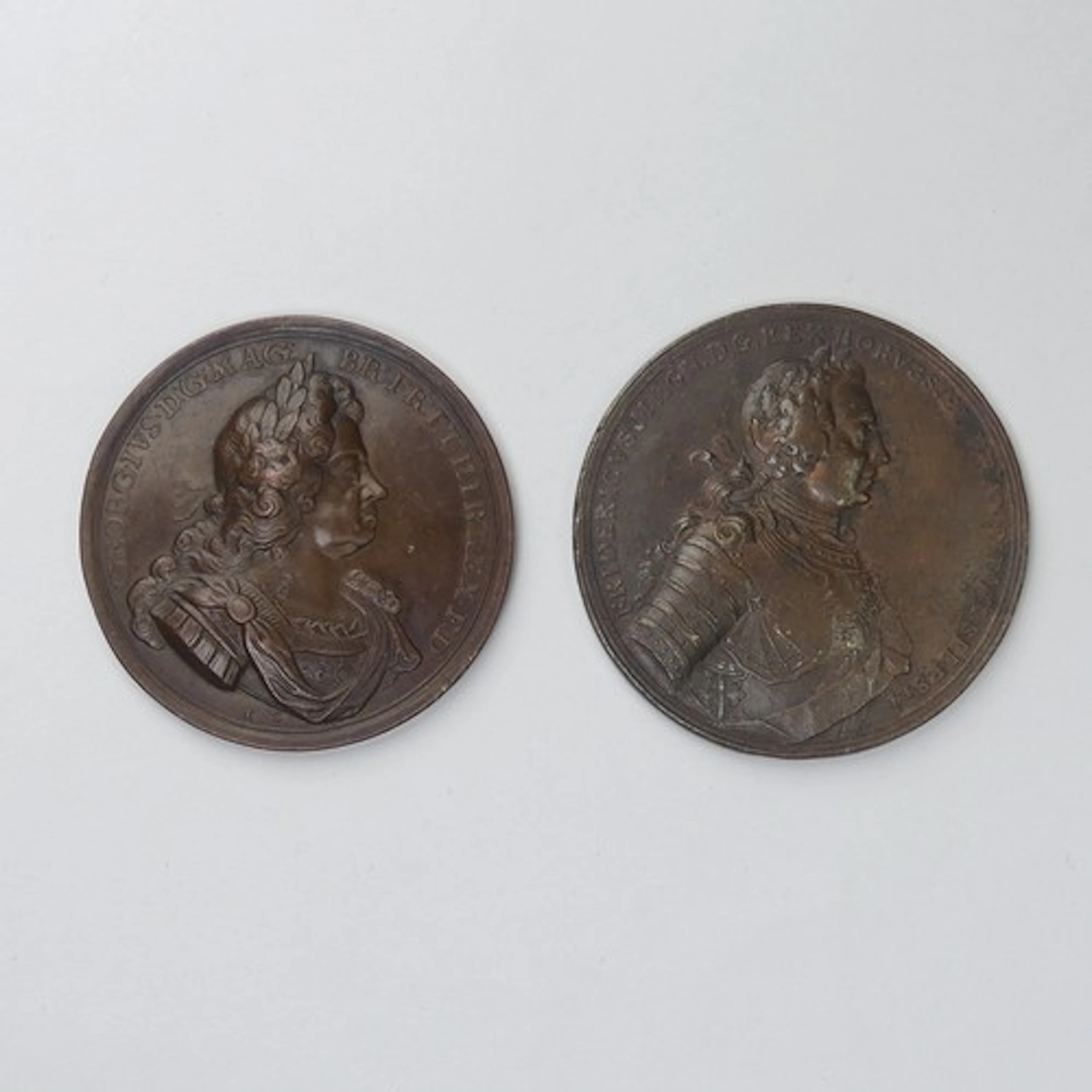 A Copper medallion commemorating Jacobite Rebels Captured at...