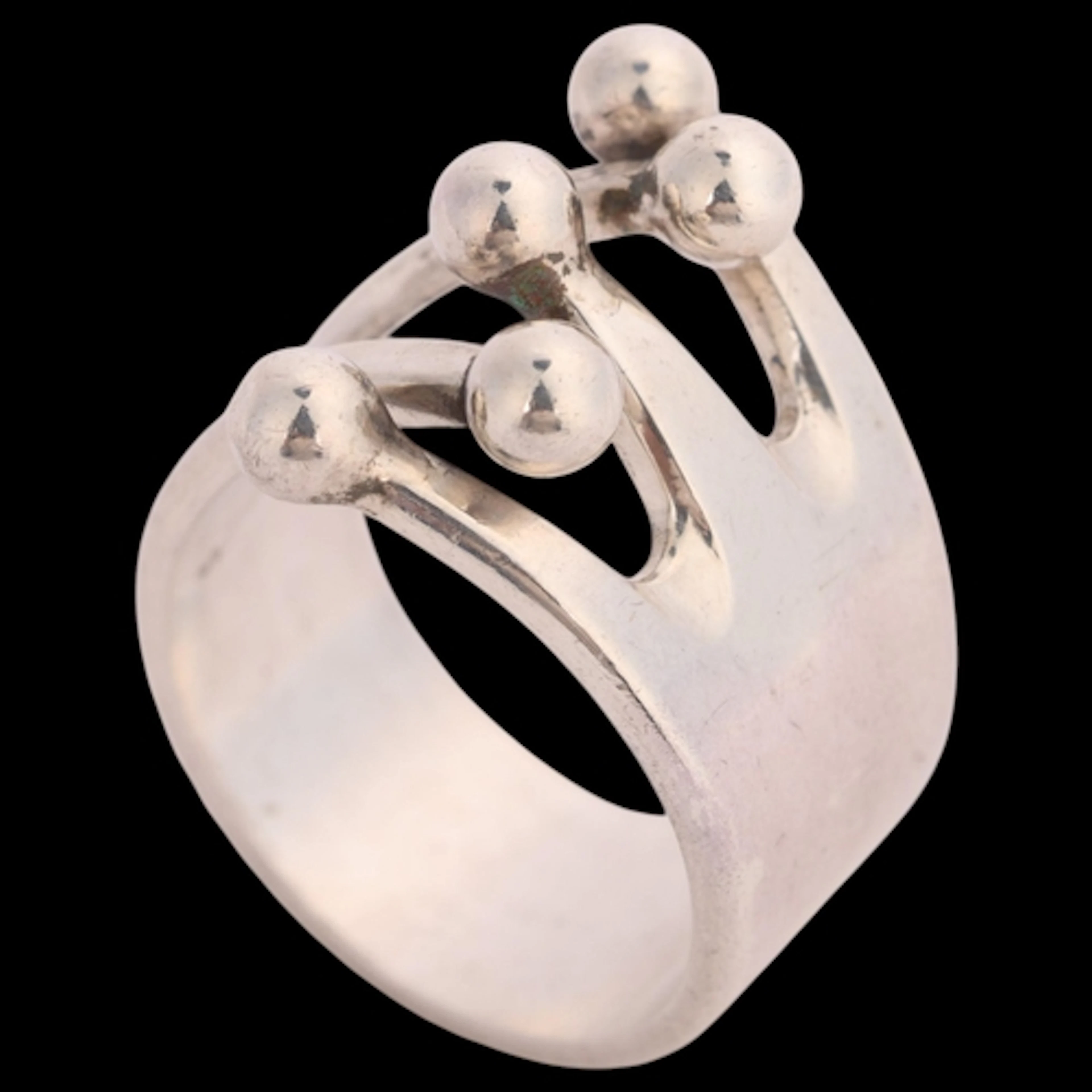 ANNA GRETA EKER - a Norwegian modernist sterling silver 'Jes...