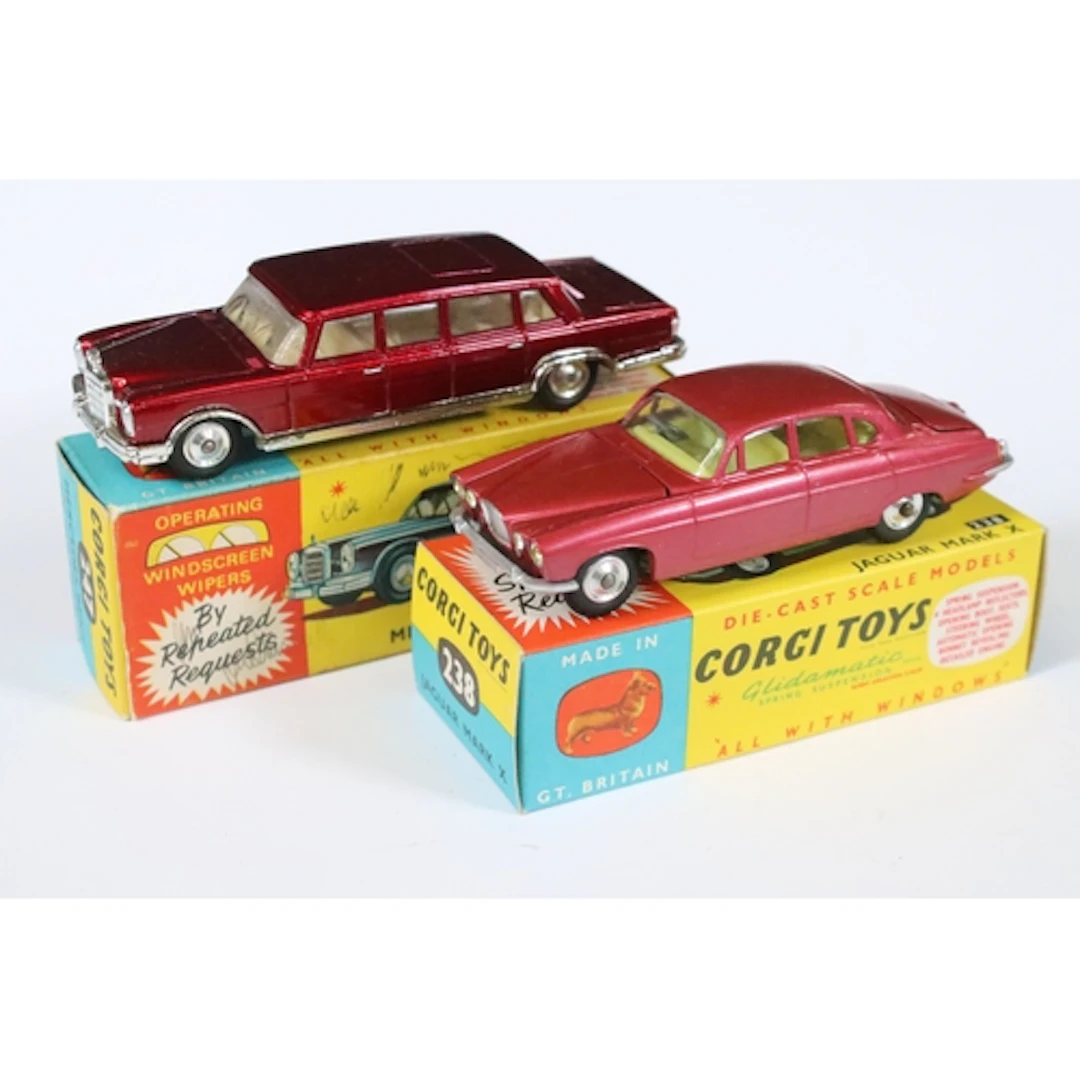 Two boxed Corgi diecast models to include 238 Jaguar Mark X ...