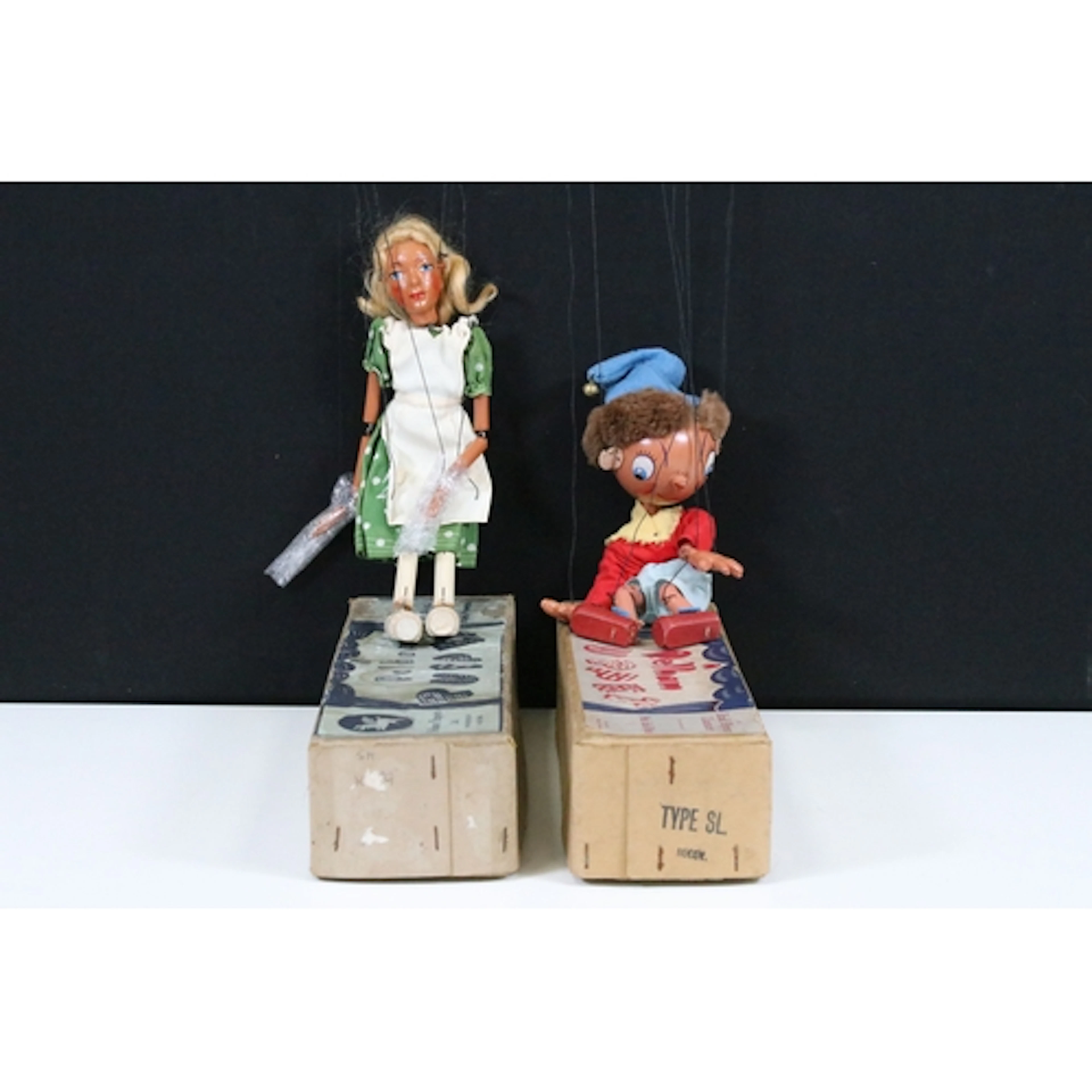 Pelham Puppets - Two boxed Pelham Puppets to include Alice f...