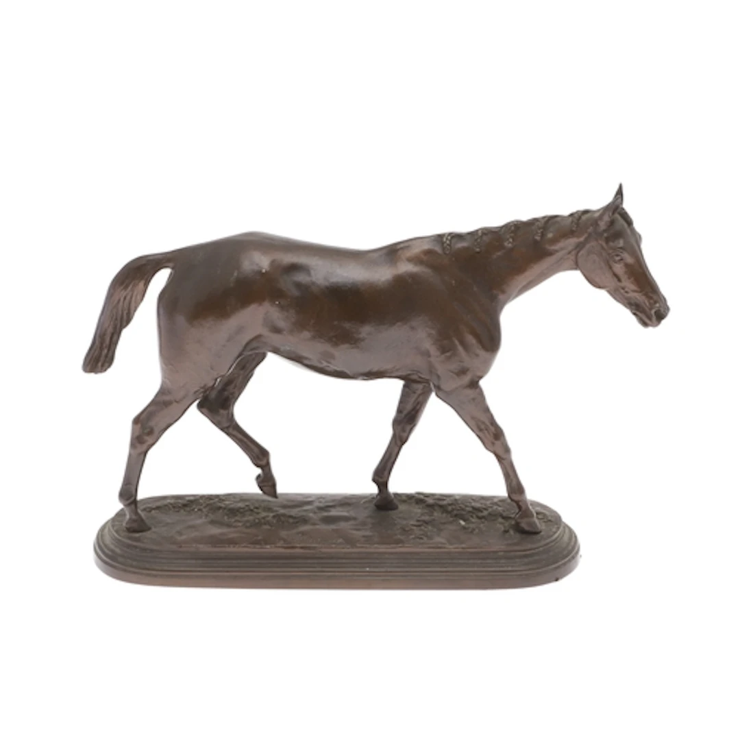 AFTER ISIDORE JULES BONHEUR (1827-1901), HORSE AT THE PACE. ...