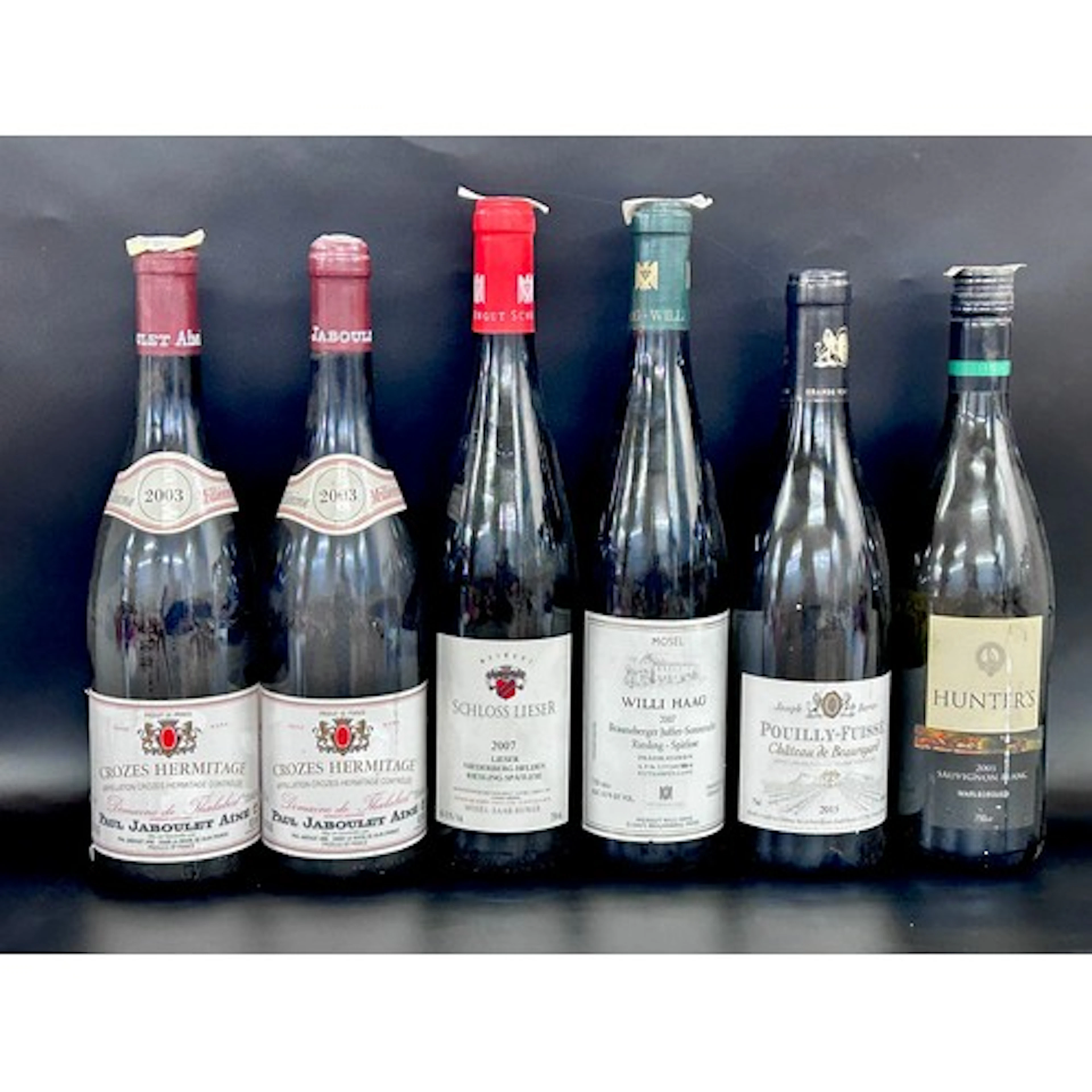 Six bottles of wine, Pouilly-Fuissé Chateau de Beauregard 20...