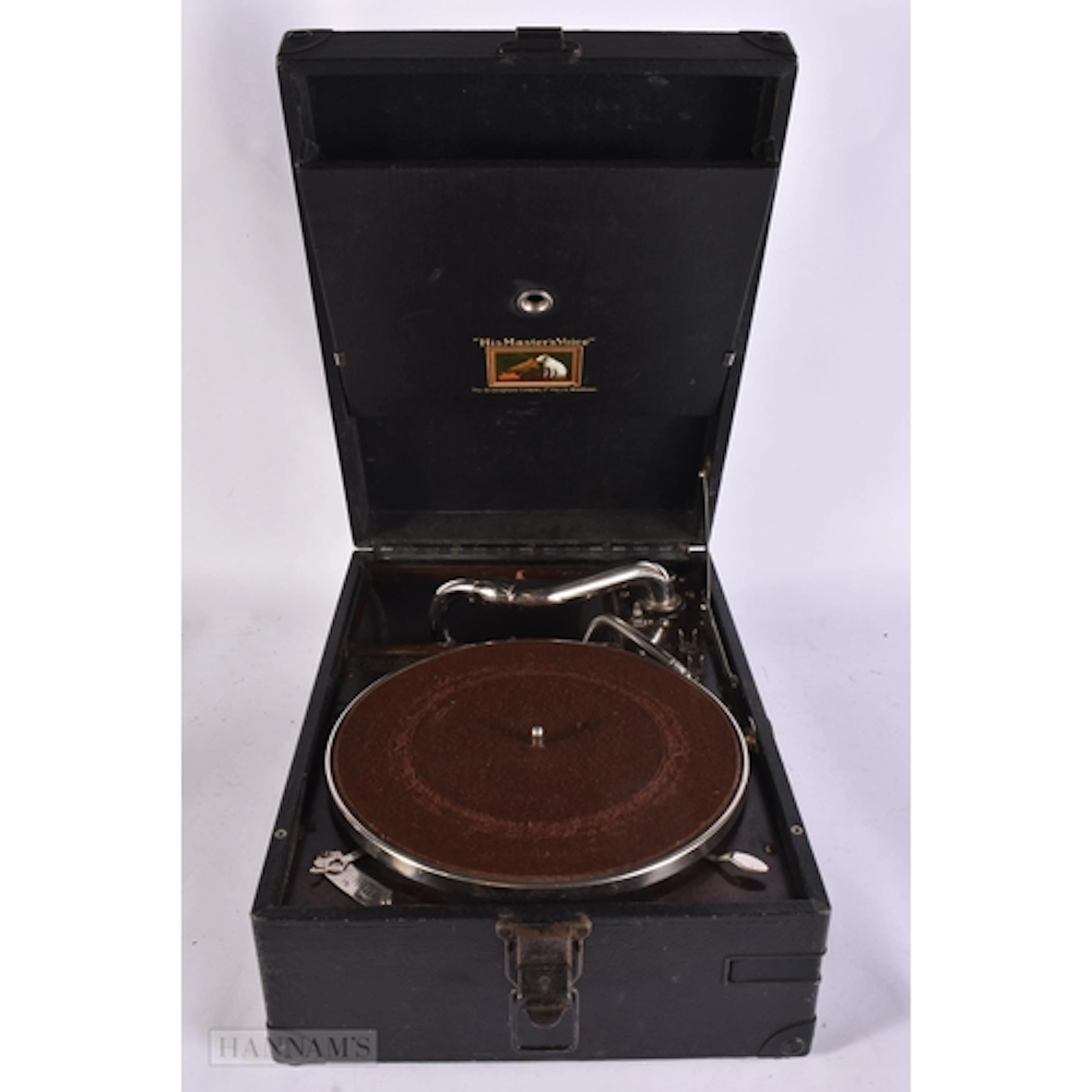 His Master's Voice Gramophone Vintage Untested Record Machin...