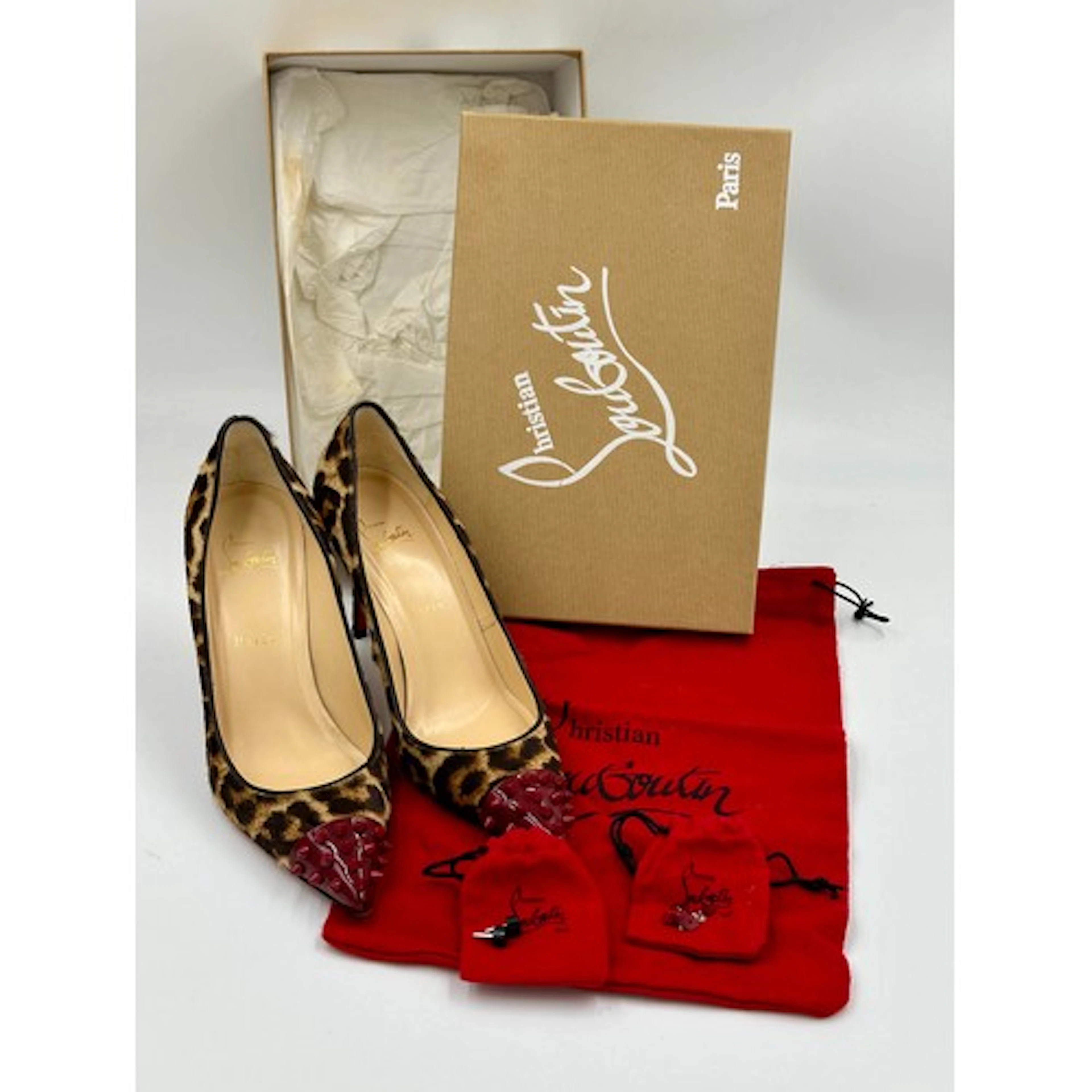 Christian Louboutin shoes - Geo pump 85 Pony 50s/ Patent Toe...