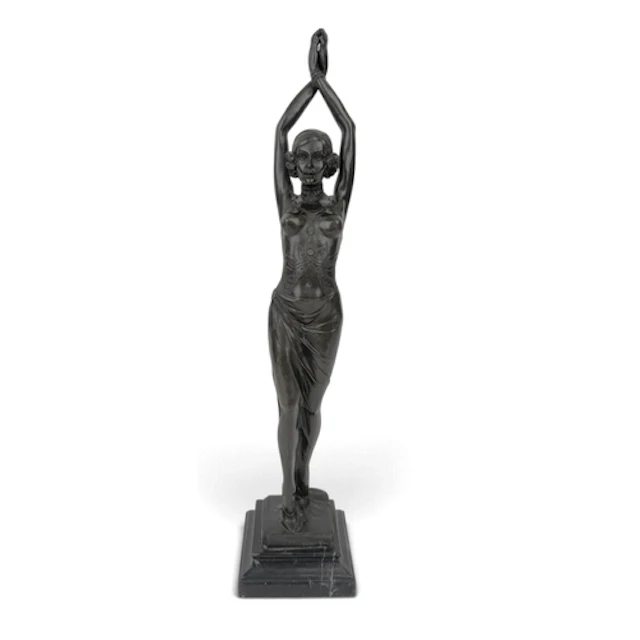 AGATHON LEONARD (FRENCH, 1841-1923): A BRONZE SCULPTURE OF A...