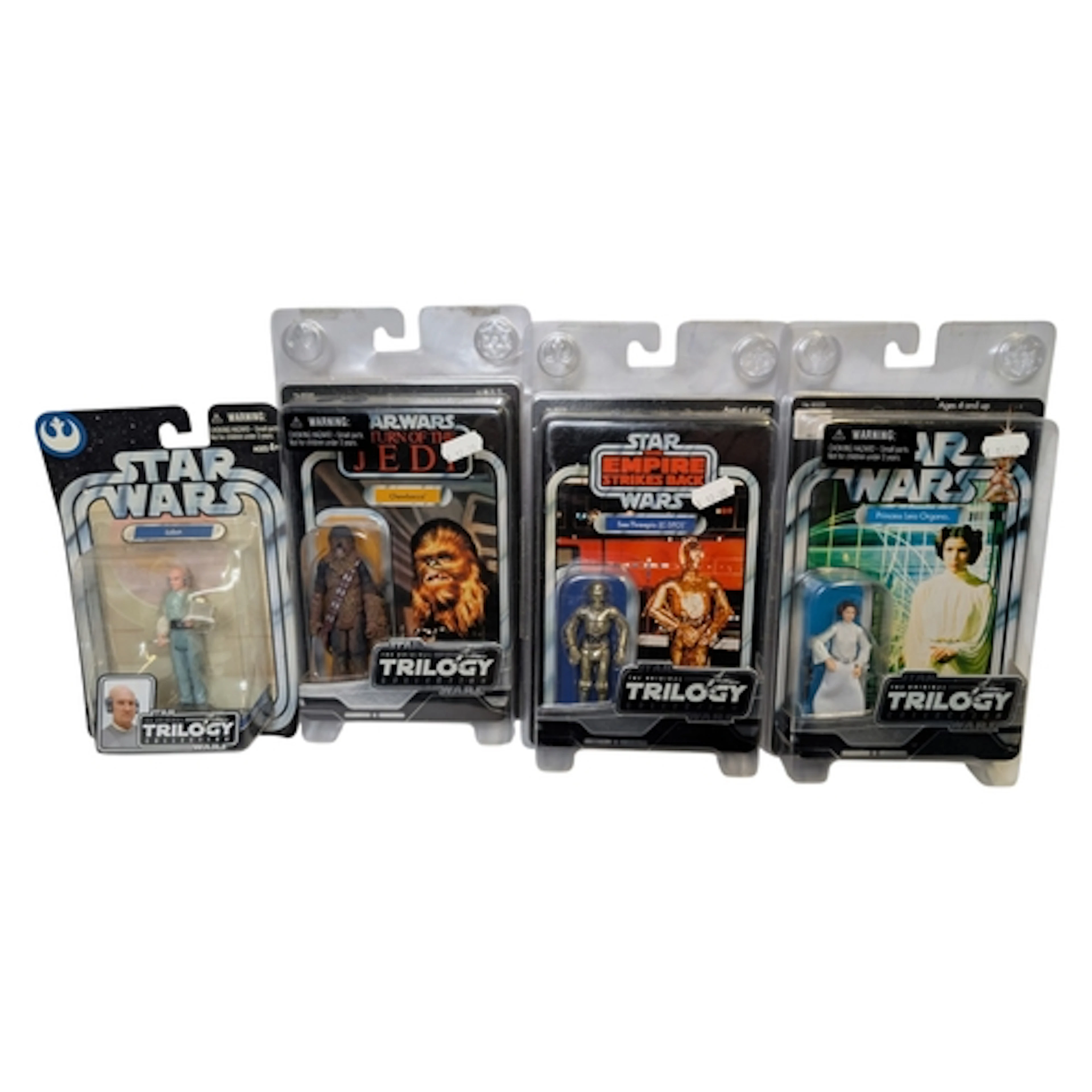 4 x 2004 Star Wars Original Trilogy Collection figures: Lobo...