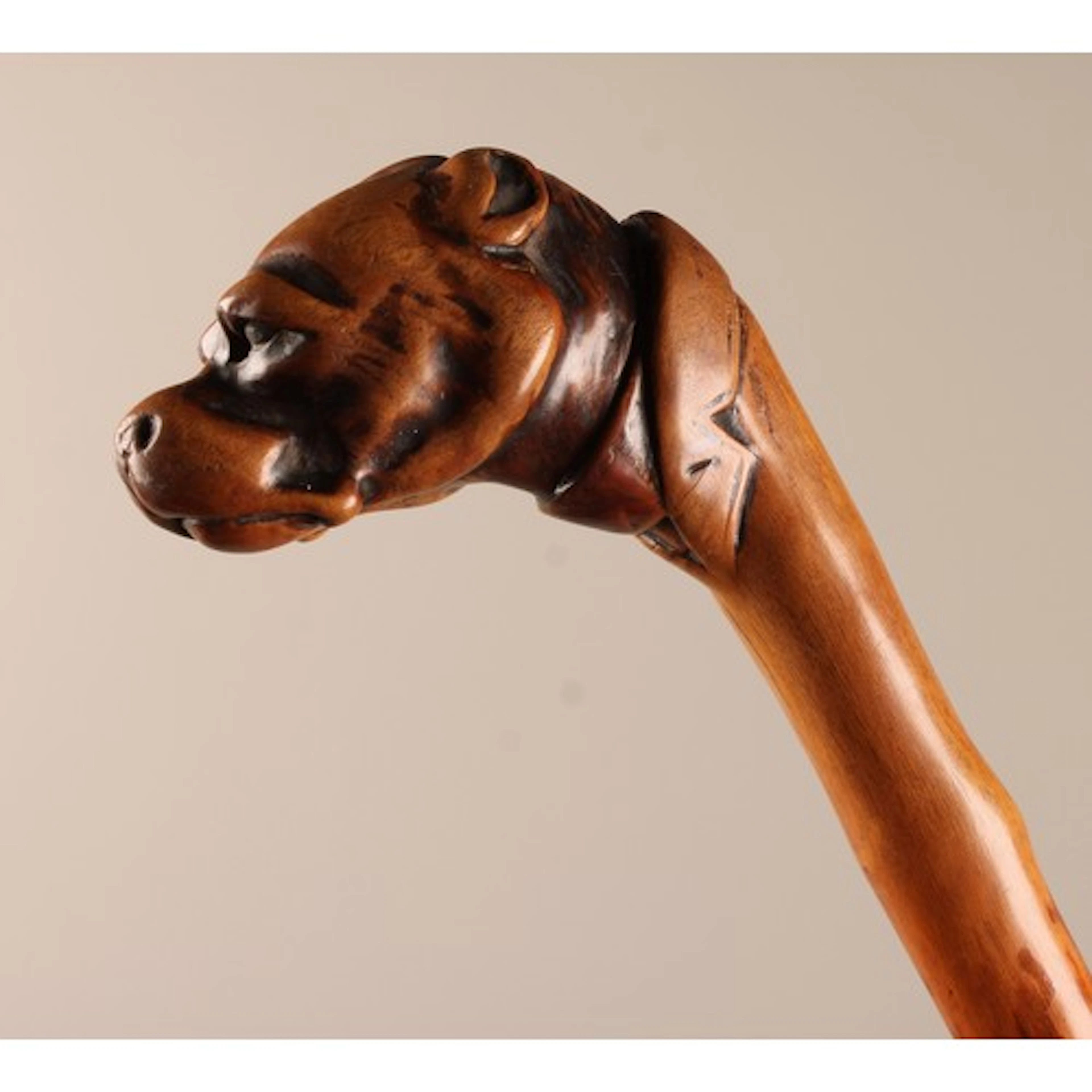 A late 19th/early 20th century novelty walking stick, the ha...