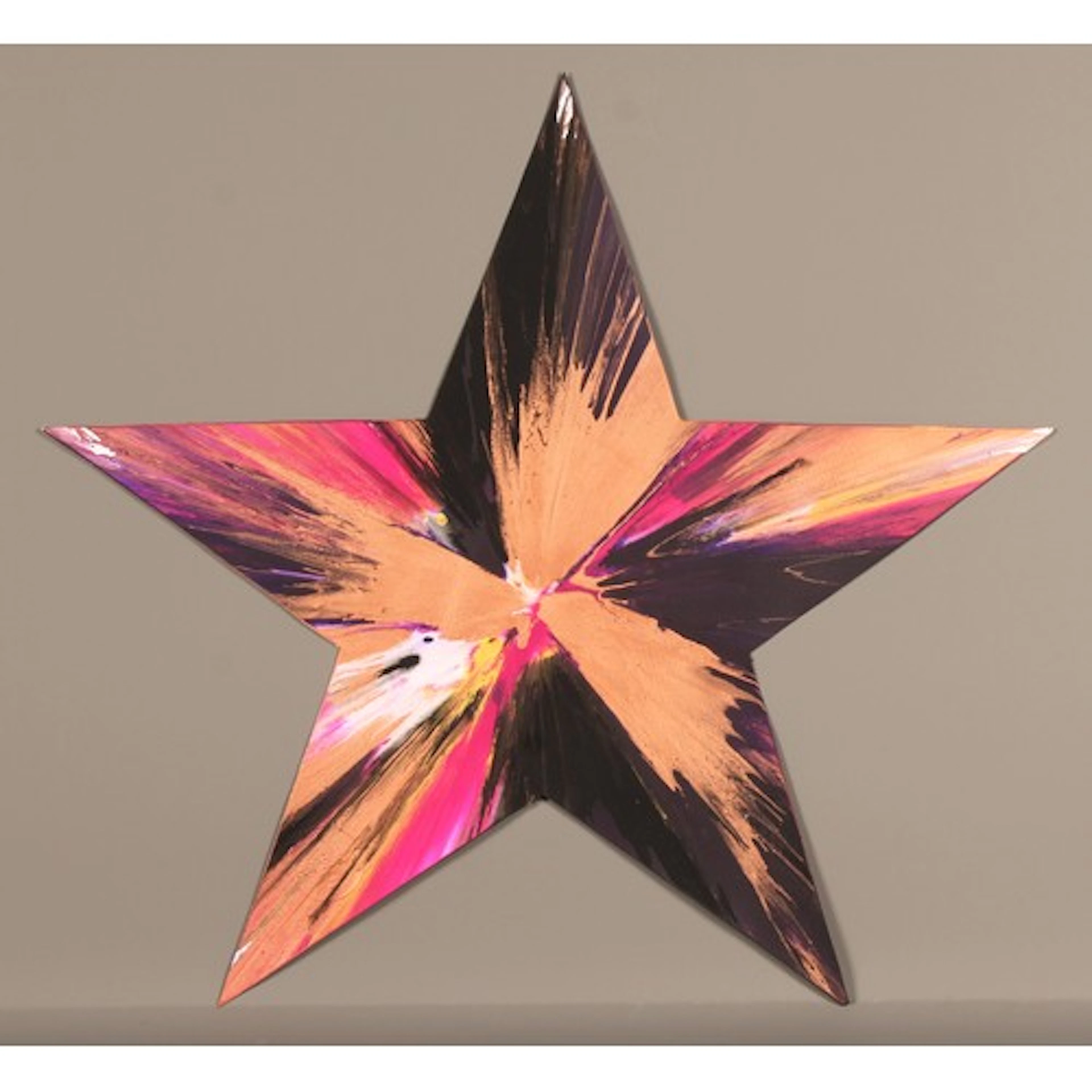 Damien Hirst (Bn. 1965) Spin, Star, Black, Pink and Rose Gol...
