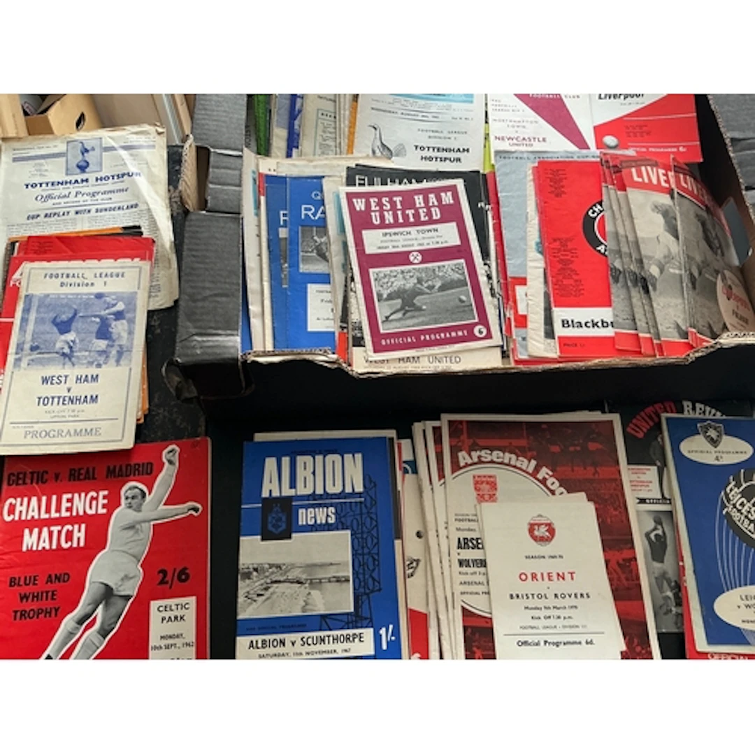 1960s Football Programmes: Over 500 programmes from a wide r...
