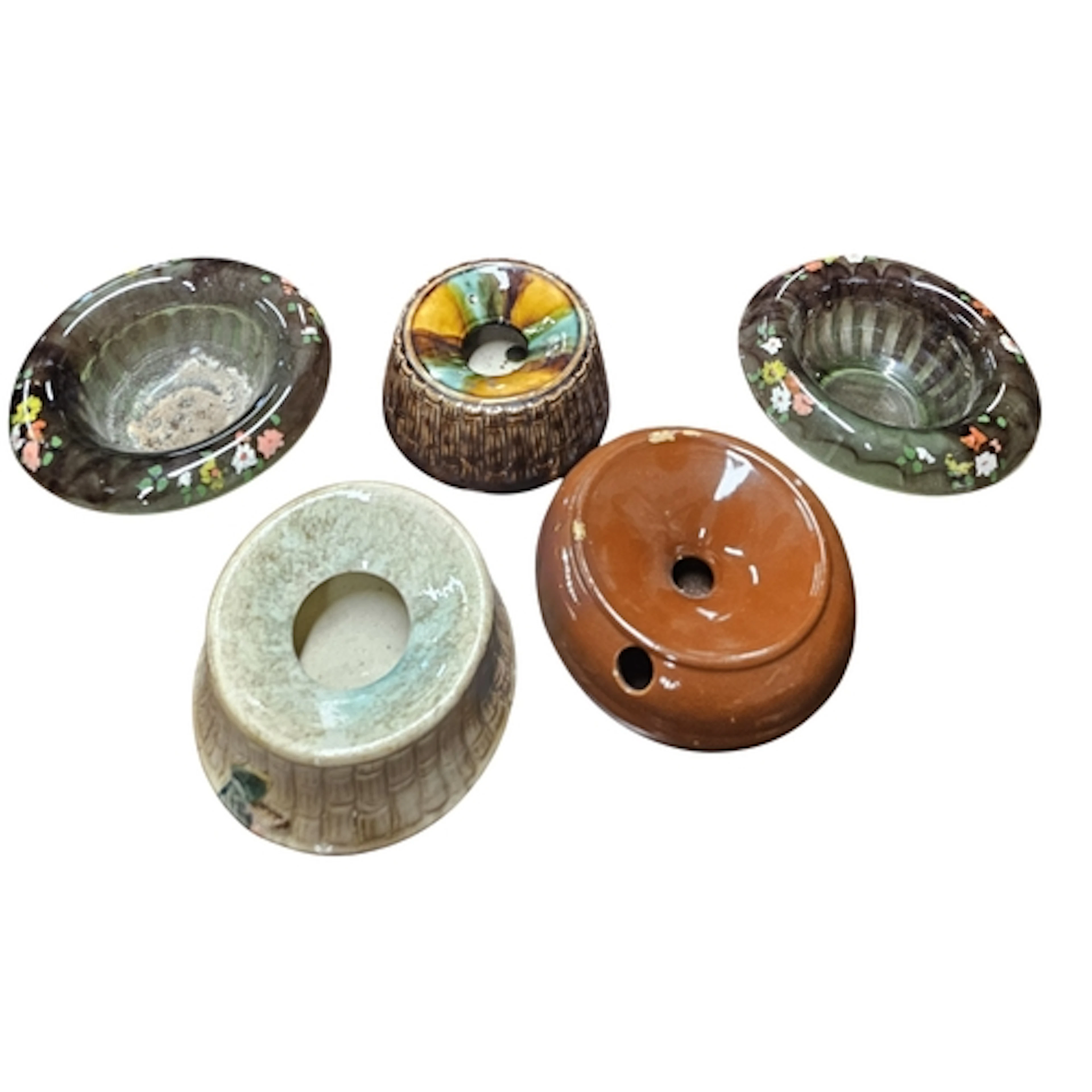 A group of 19th Century and later Spittoon's along with a De...