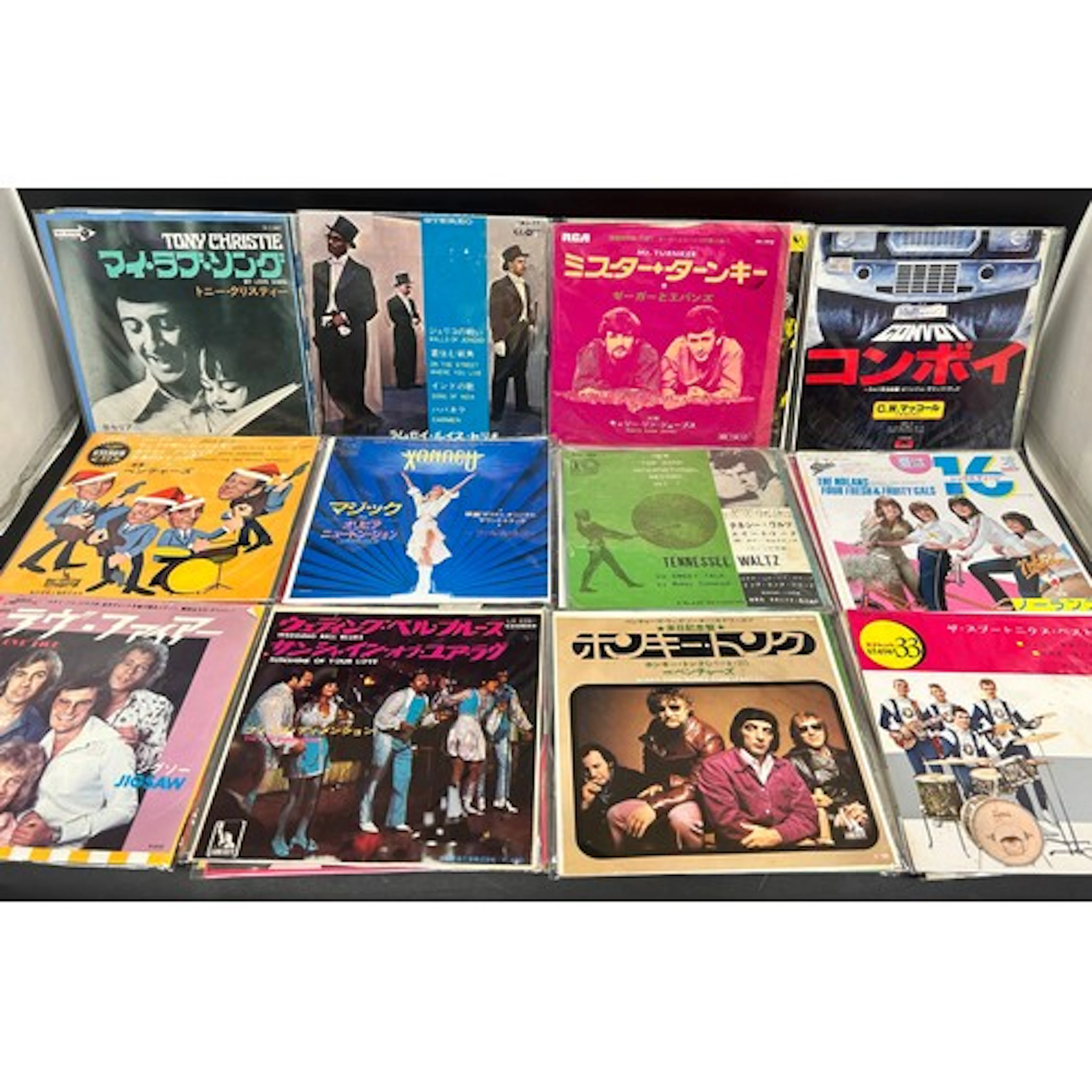 Approximately seventy vinyl 45rpm singles all Japanese press...