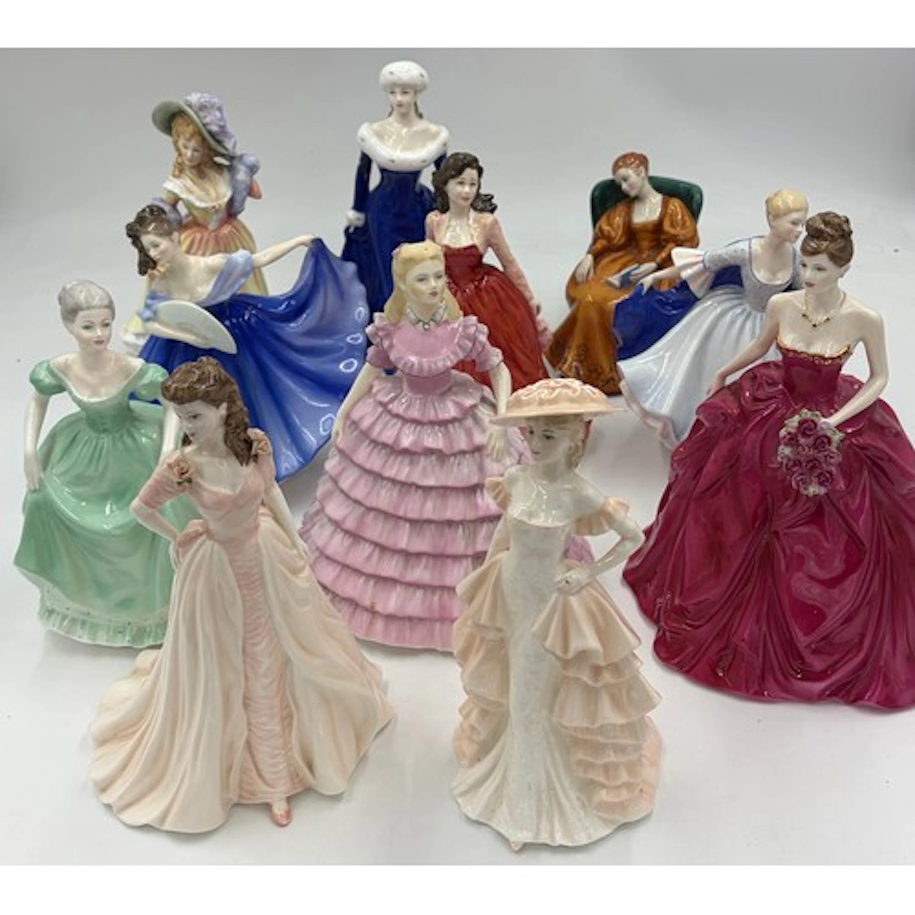 A collection of Royal Doulton figurines to include 'Winters ...