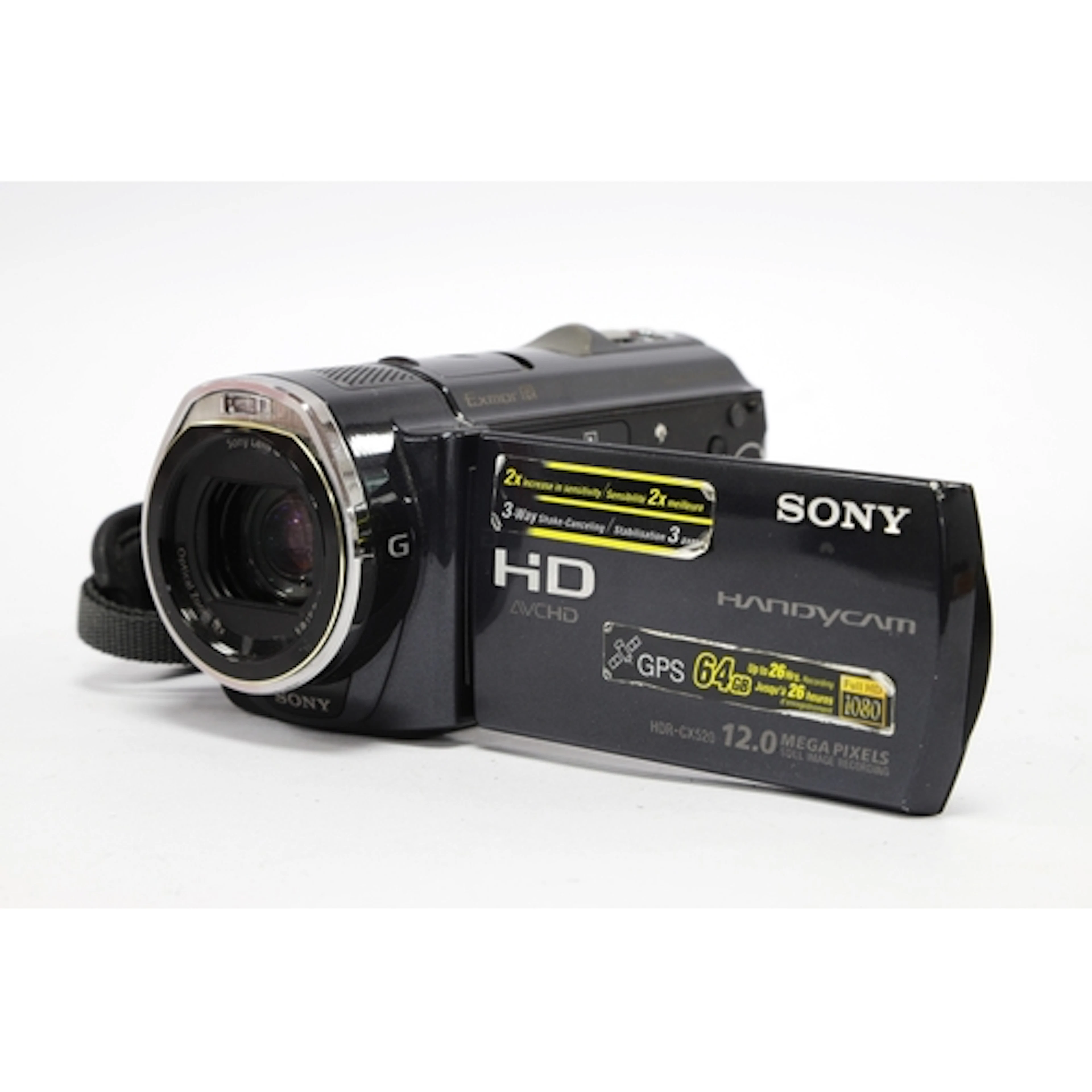 Sony Handycam HDR-CX520VE Digital Camcorder, Grey, Untested.