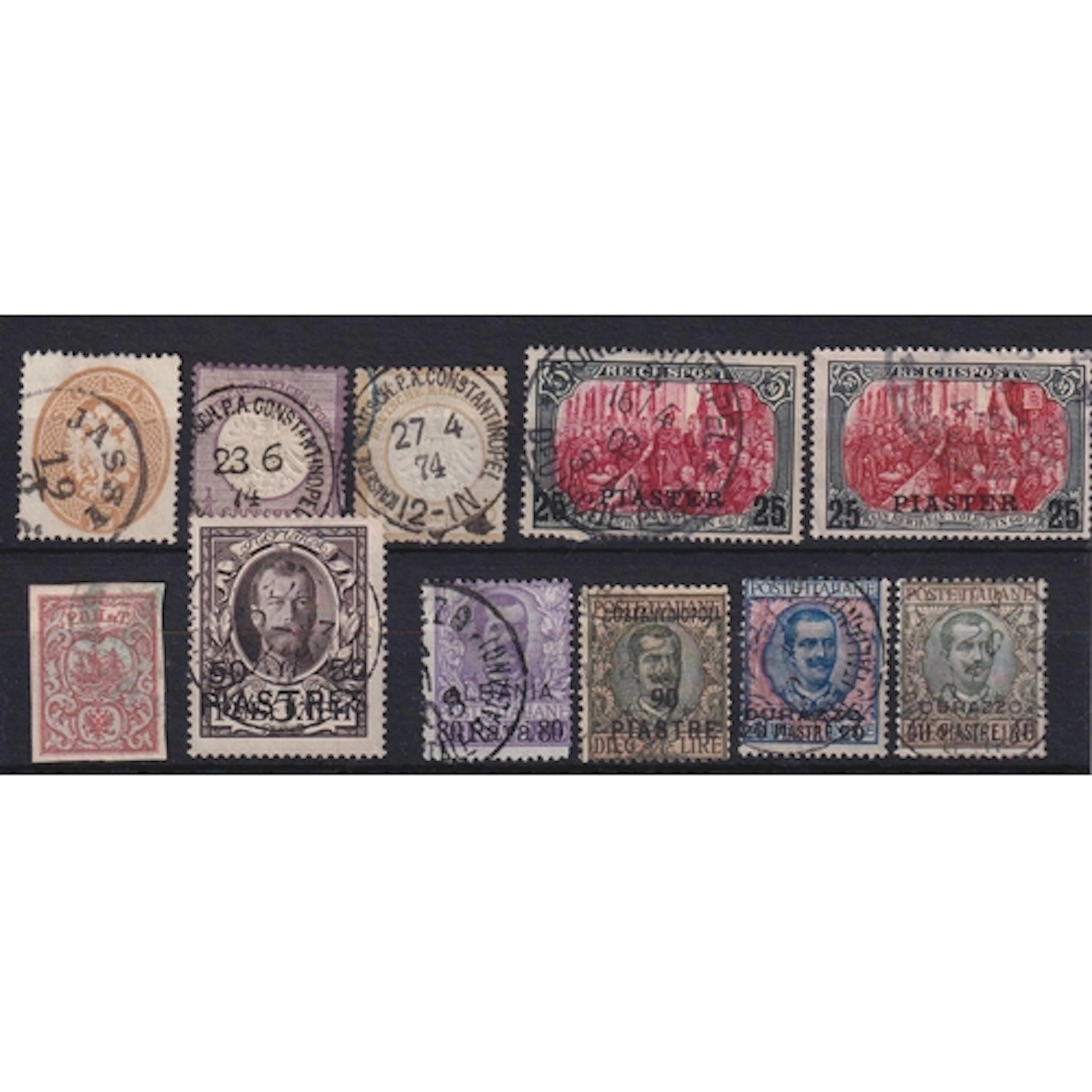 PO’s in Turkey - 1863/1914 Collection in one Album of the va...