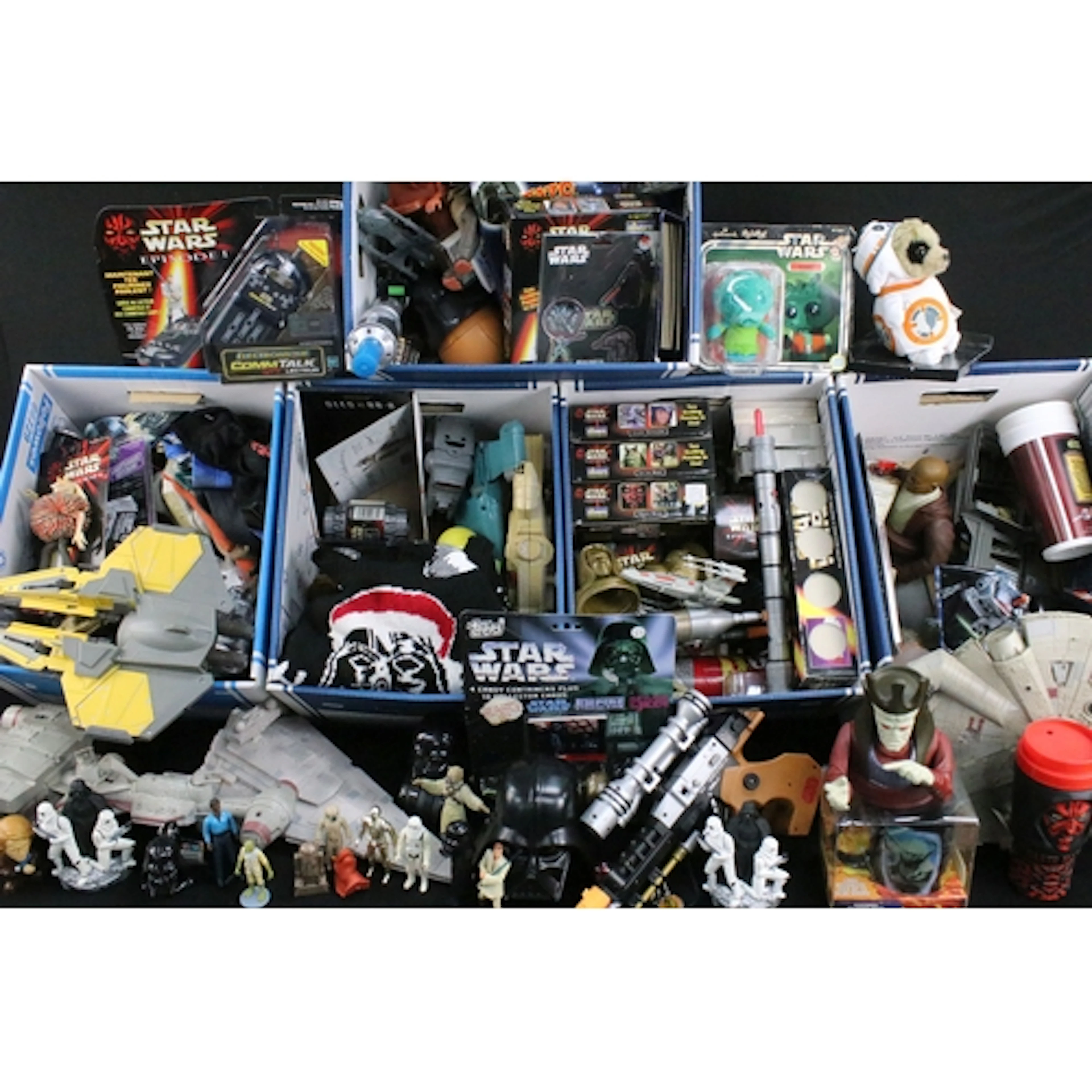 Star Wars - Large collection of figures, toys and collectabl...