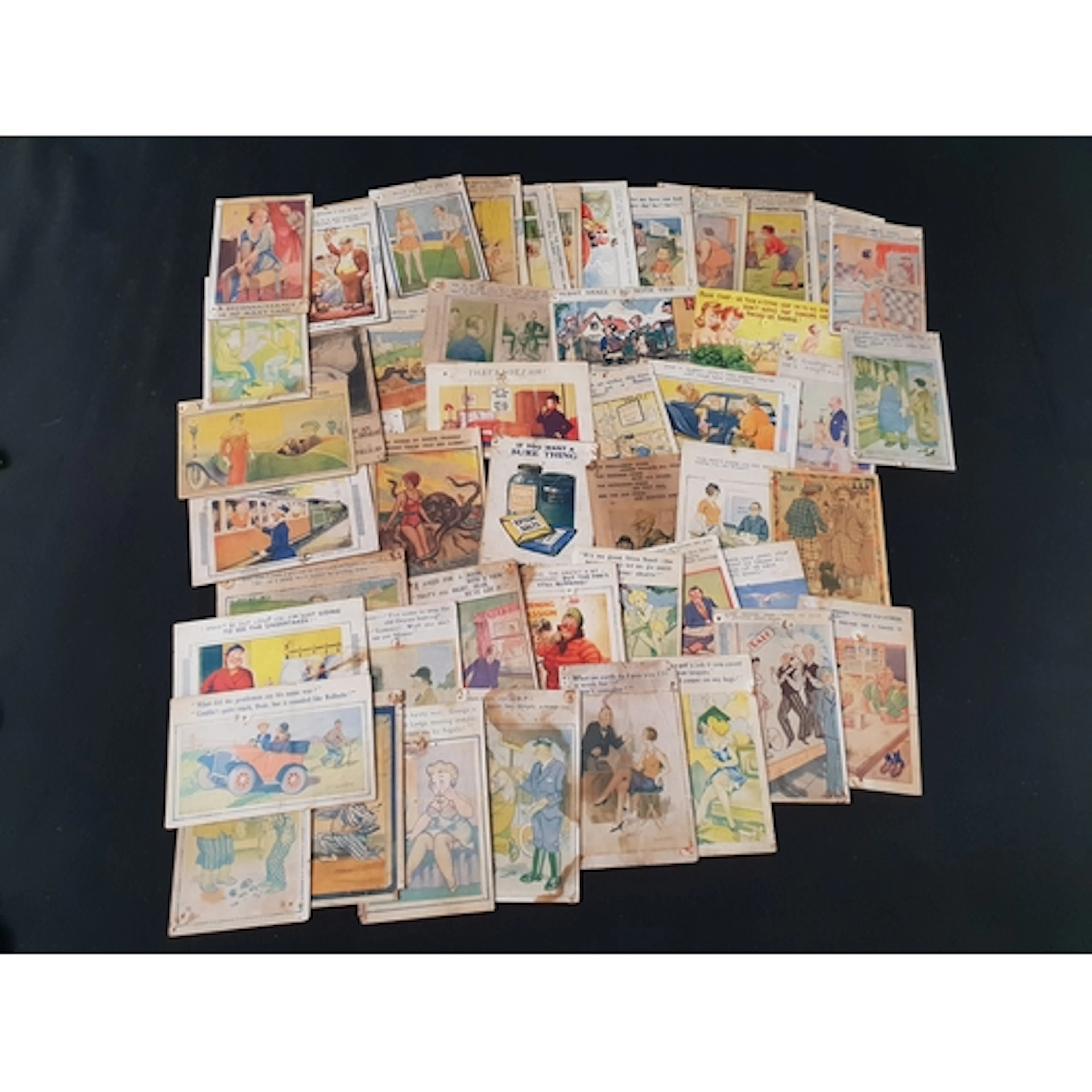 SELECTION OF VINTAGE COMIC POSTCARDS comprising approximate...