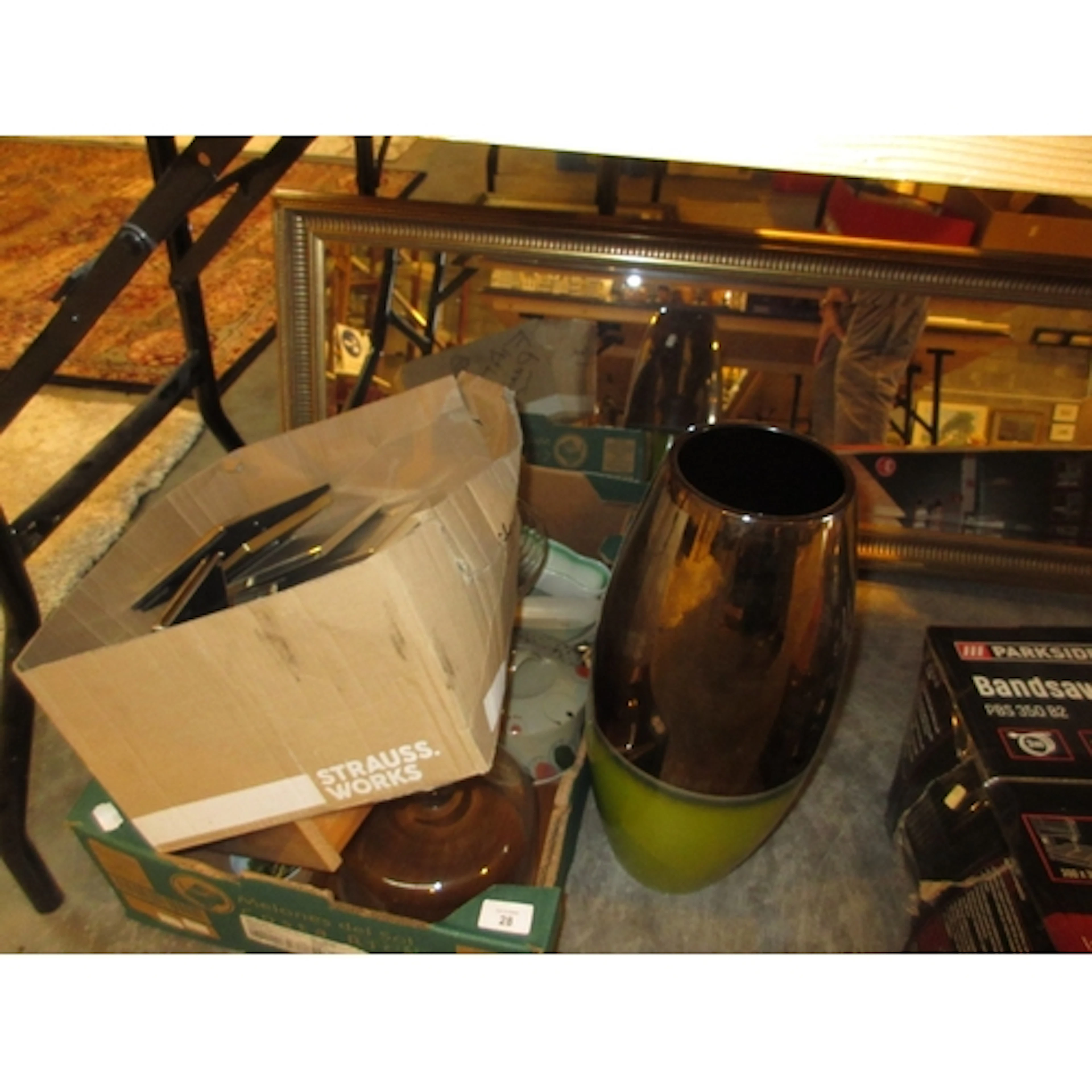 Two Boxes of Cheese Bells, Key Store, Photo Frames, Floor Va...