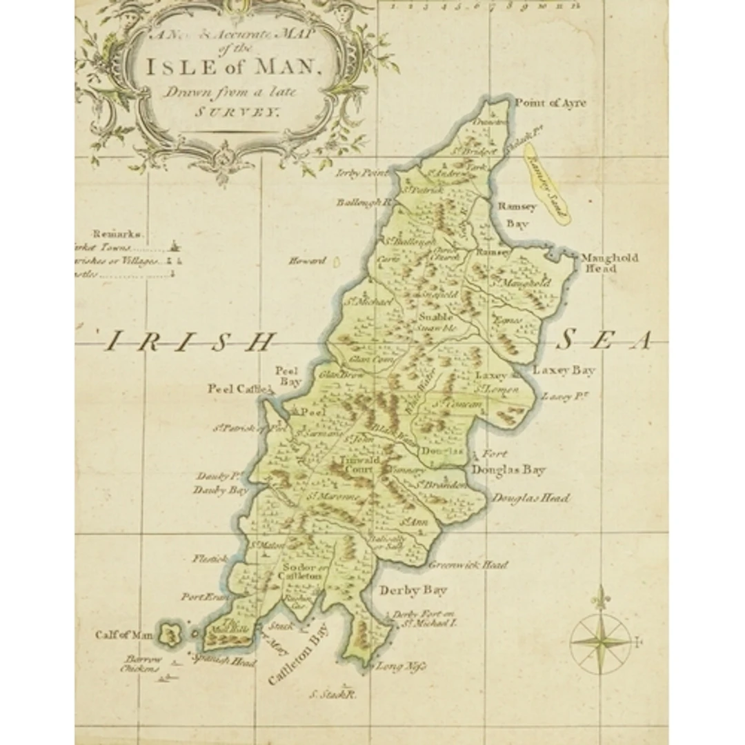 Richard William Seale - Isle of Man, A new and Accurate Map ...