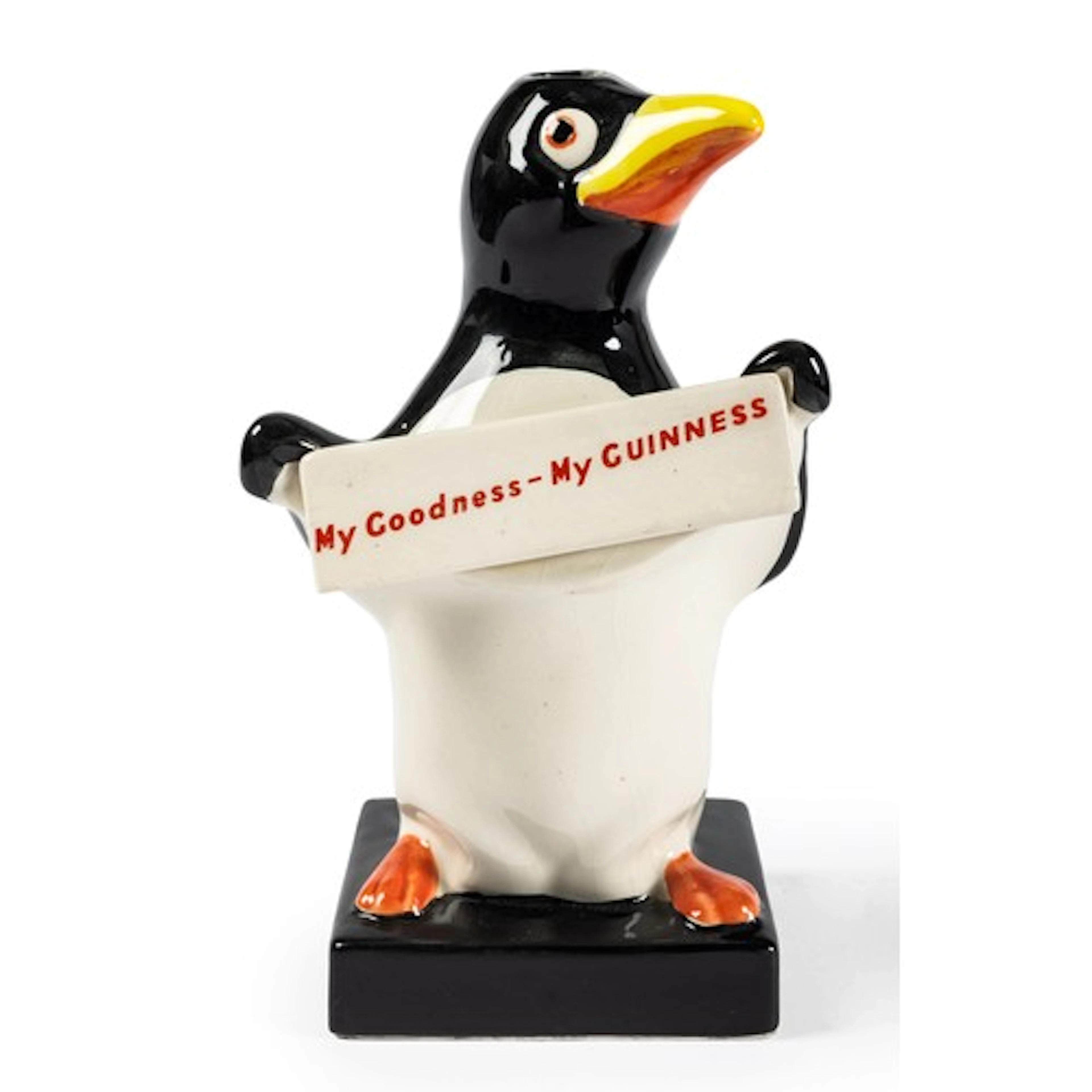 Original Carlton Ware Guinness Penguin Lamp Base inscription...