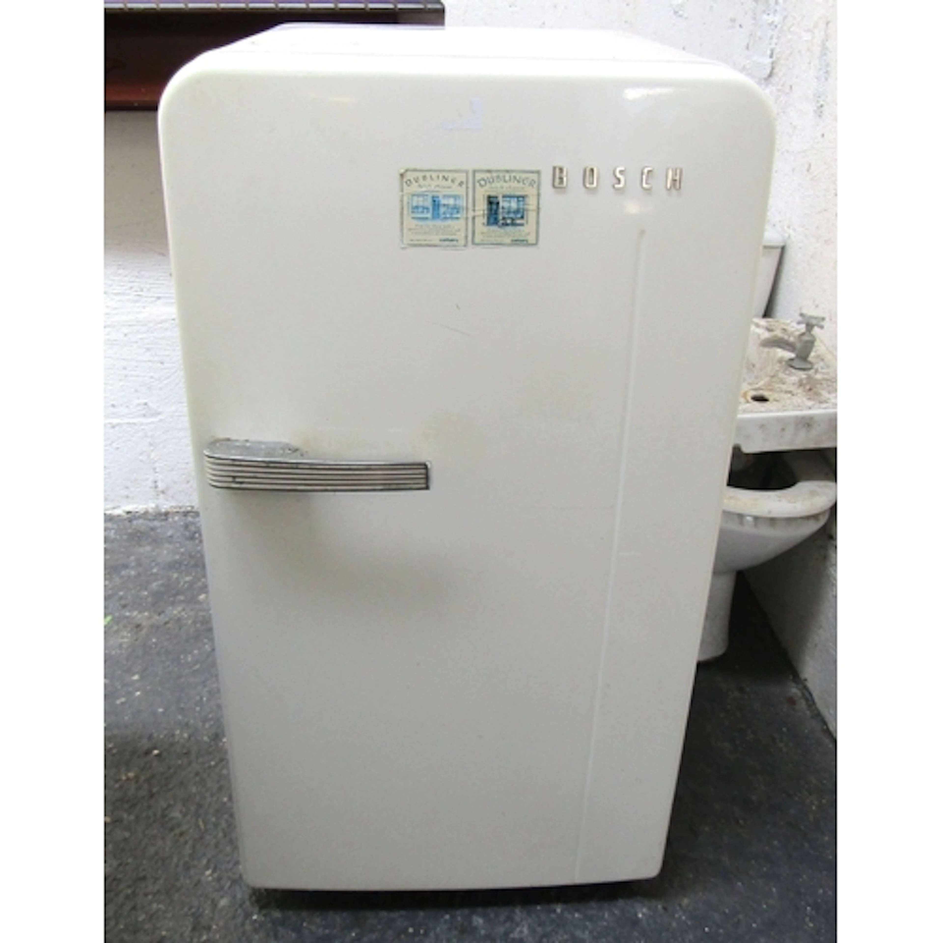 Vintage Bosch Refrigerator Working Order Approximately 4ft 6...