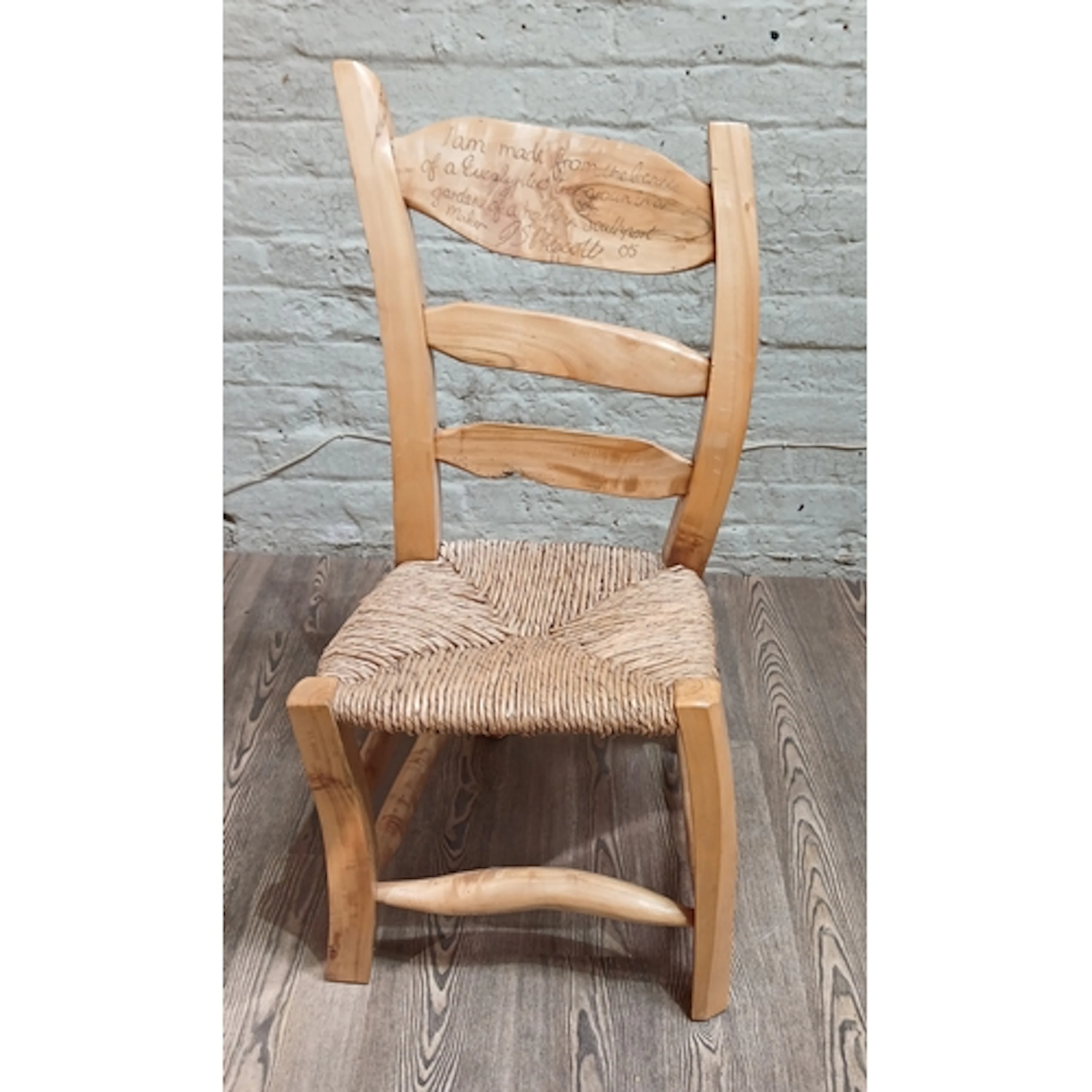 John Southworth Prescott (b1939), chair, eucalyptus, ladder ...