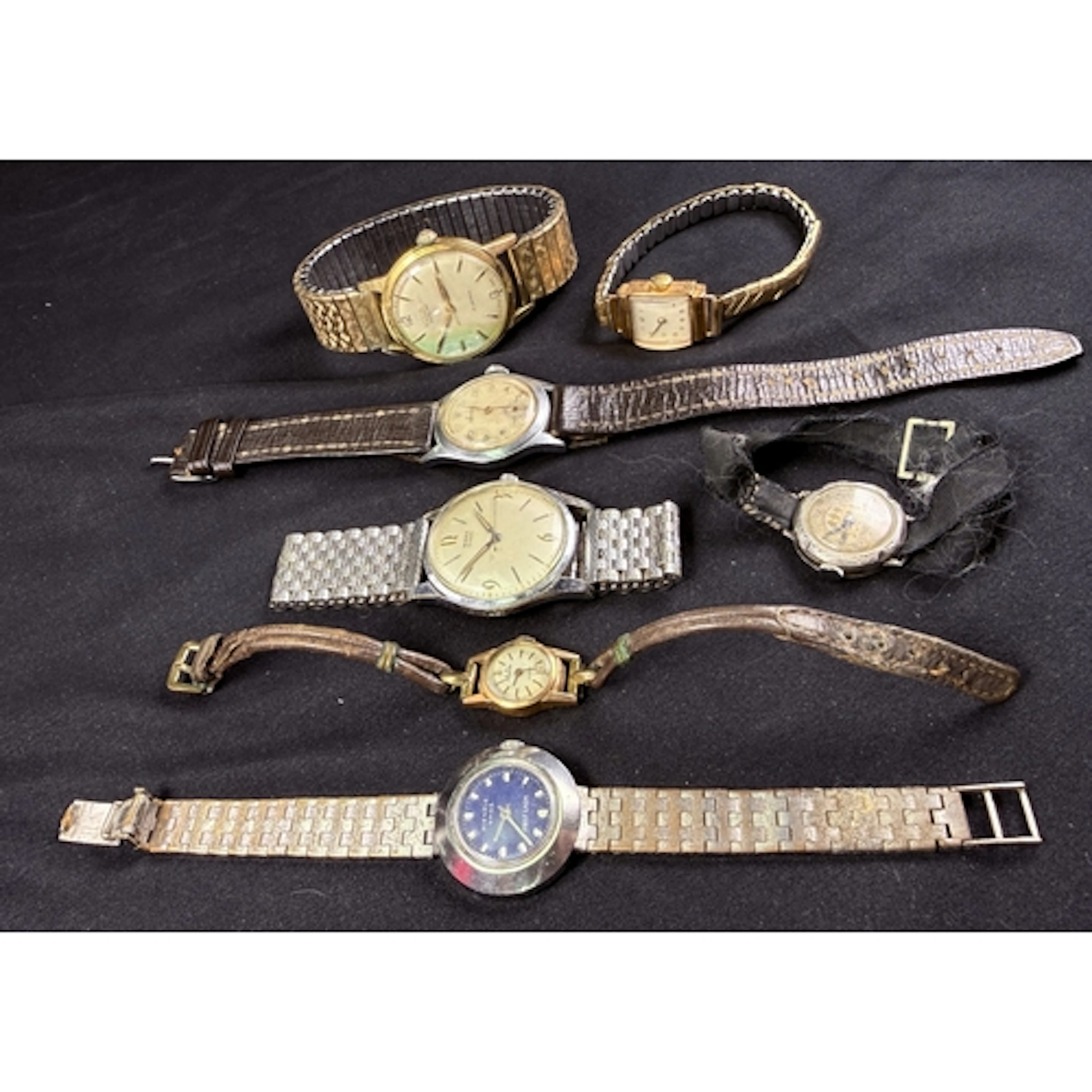 A selection of ladies and gents watches including a Birks Ri...