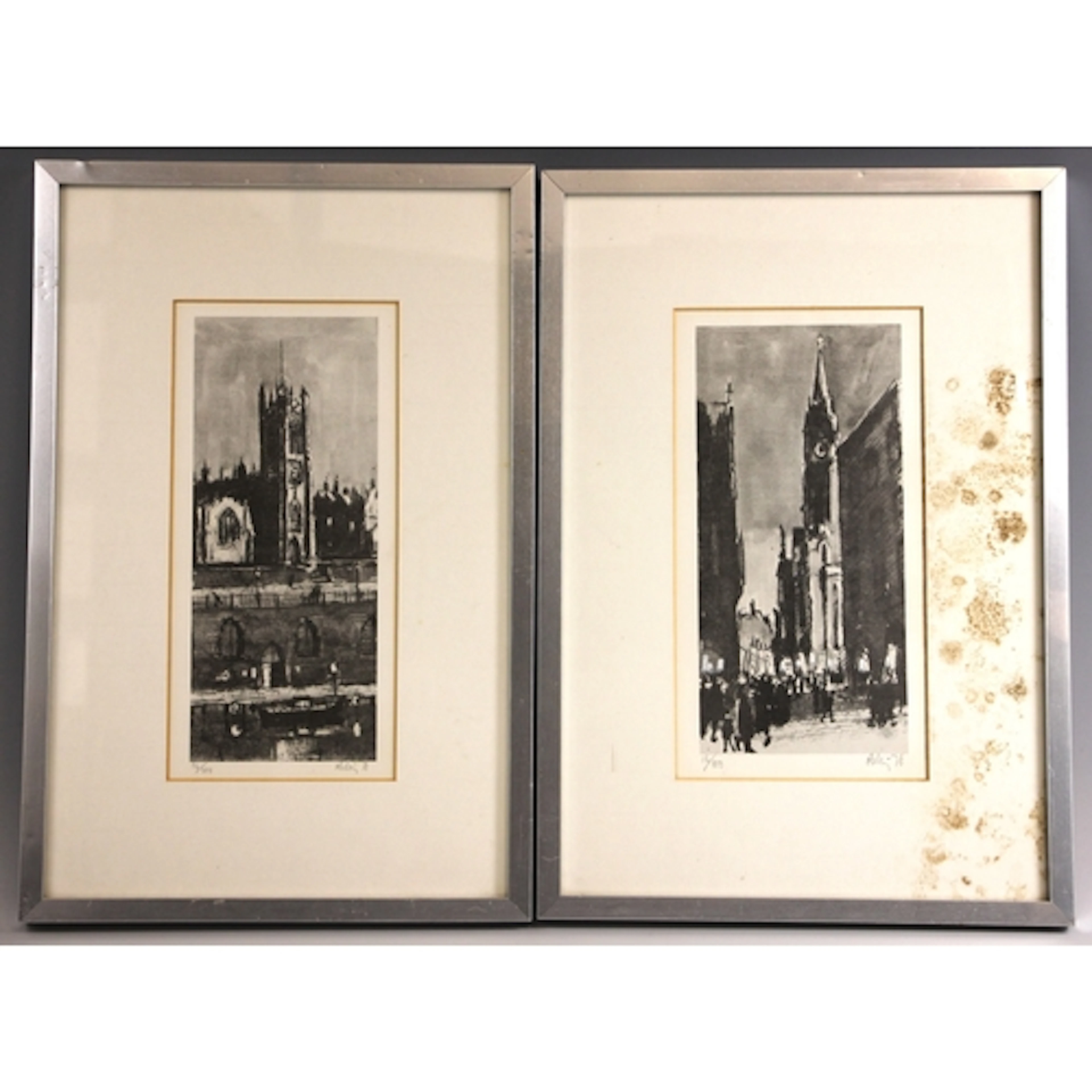 Harold Riley (British, 1934-2023), Manchester Cathedral, ...