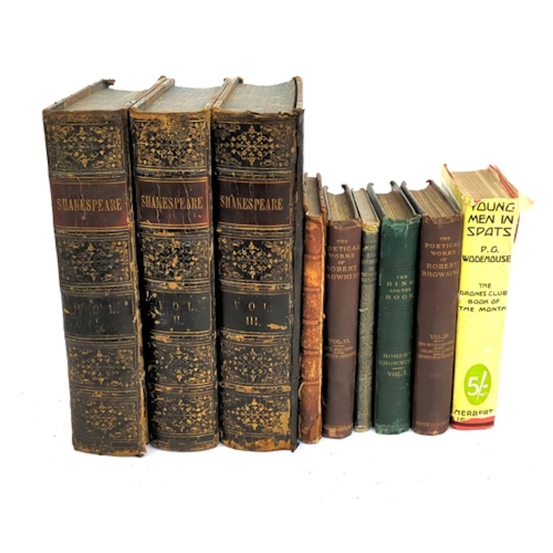 BOOKS, LITERATURE. Vintage/antiquarian miscellany. To inc. S...