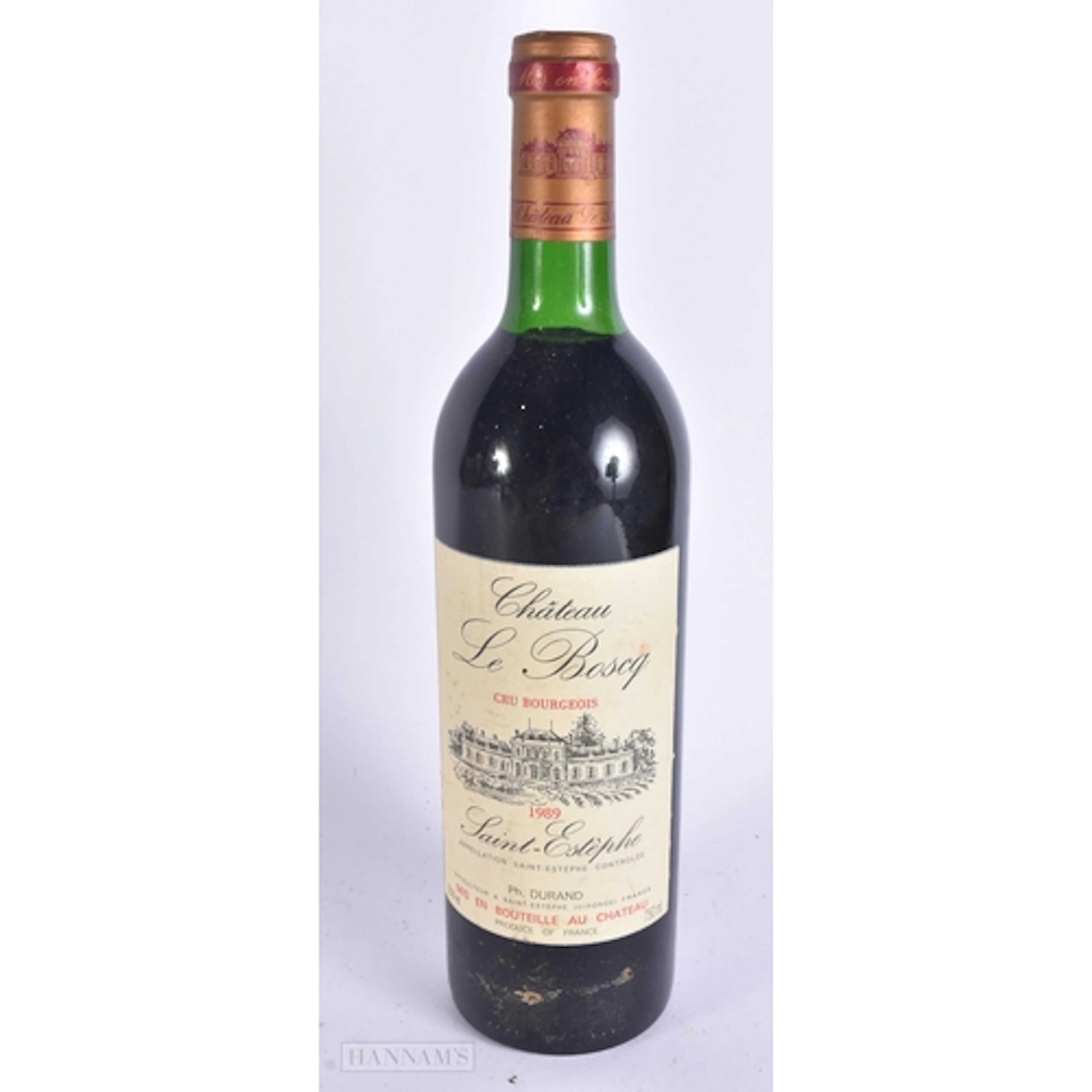 1989 CHÂTEAU LE BOSCQ CRU BOURGEOIS. BORDEAUX. 750ML. FILL L...