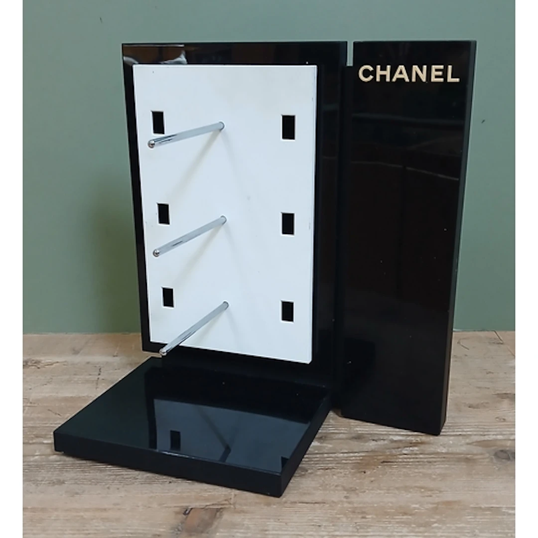 A Chanel display stand, height 34cm.