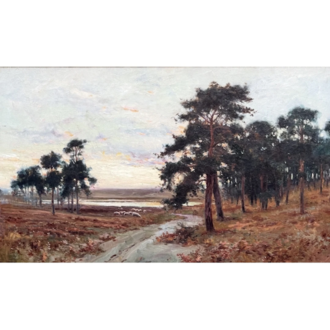 ALEXANDER LAWSON (BRITISH ACTIVE 1890-1903): SHEEP GRAZING A...