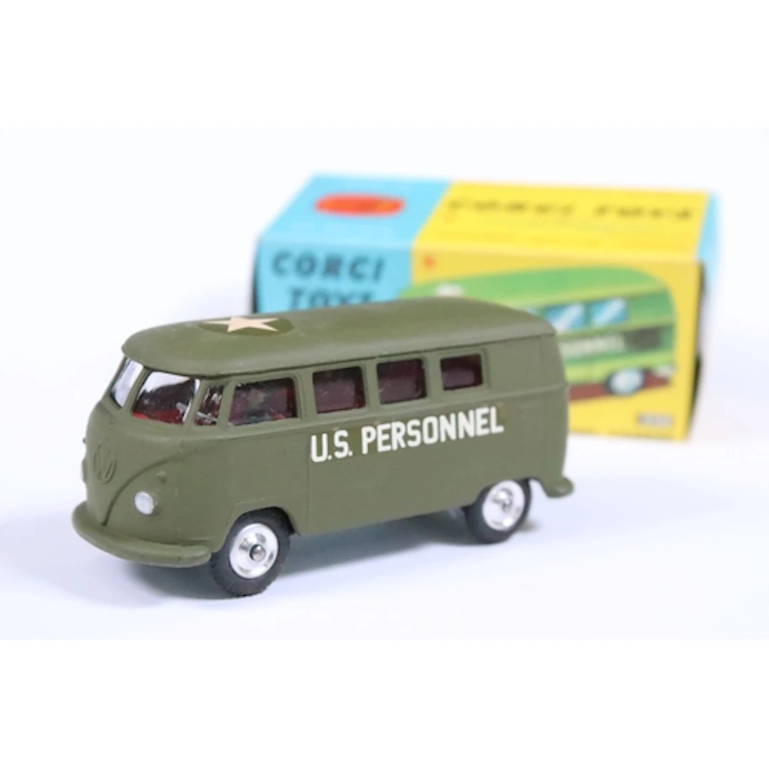 Boxed Corgi 356 Personnel Carrier diecast model with driver,...