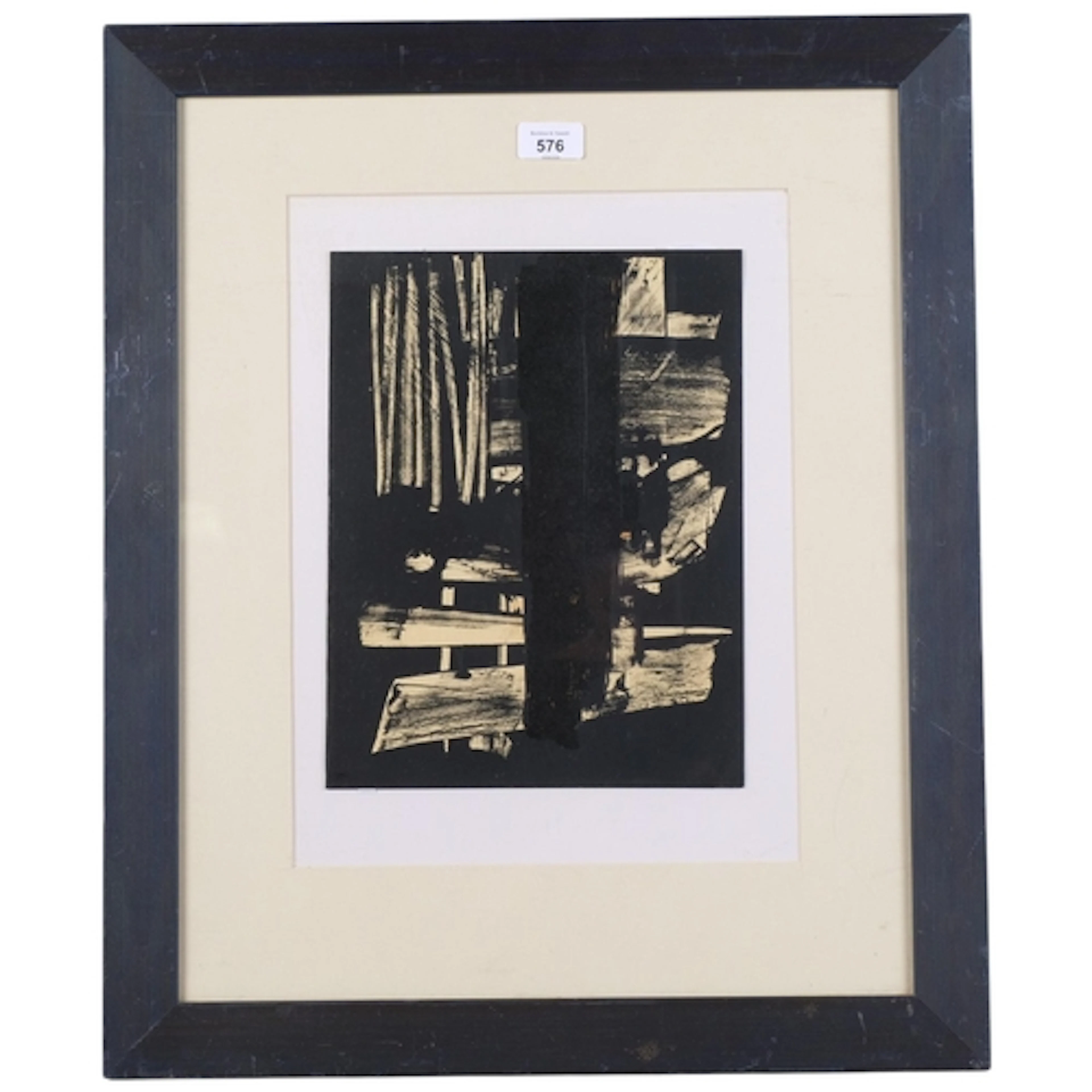 Pierre Soulages, abstract, original lithograph issued by XXe...