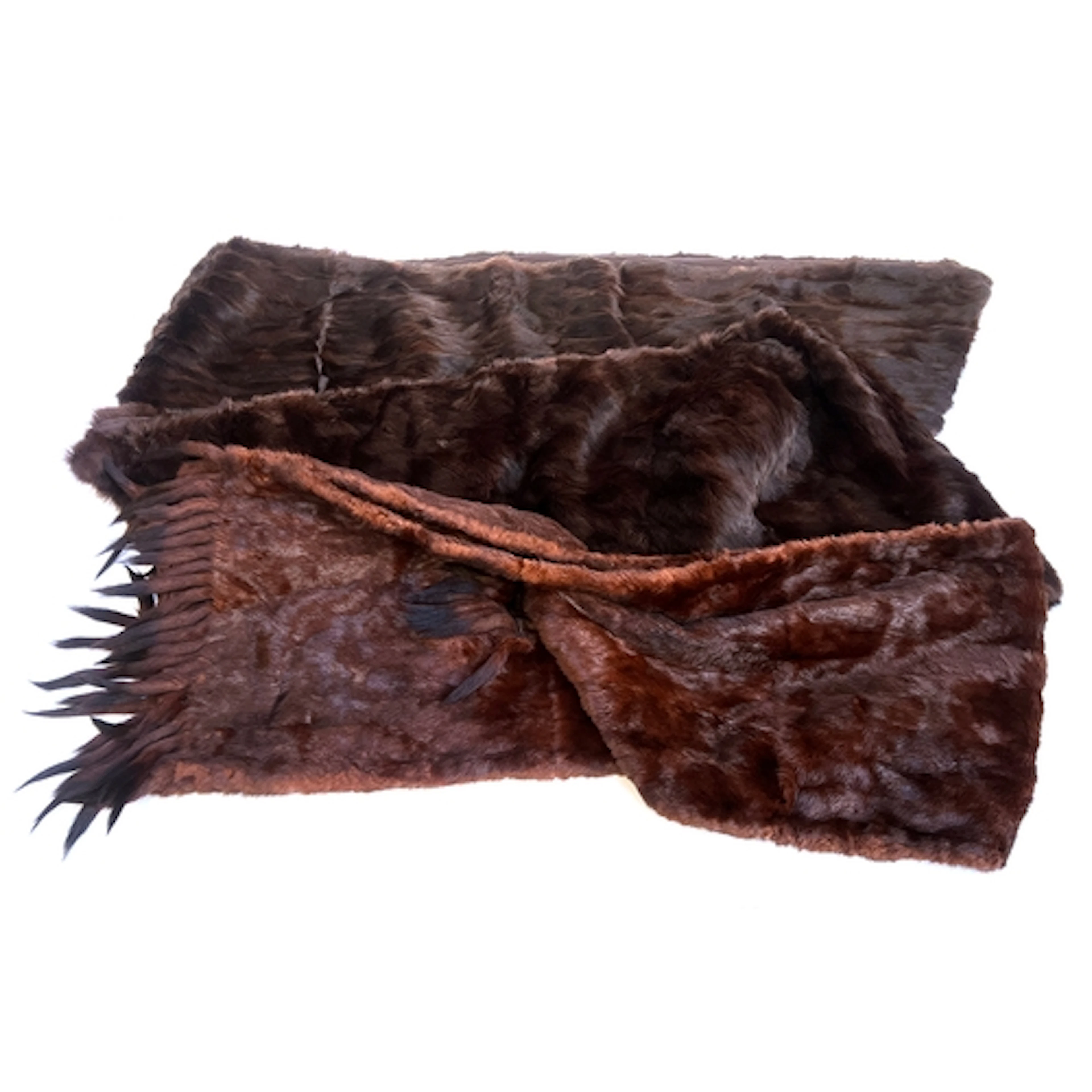 Three mink fur stoles