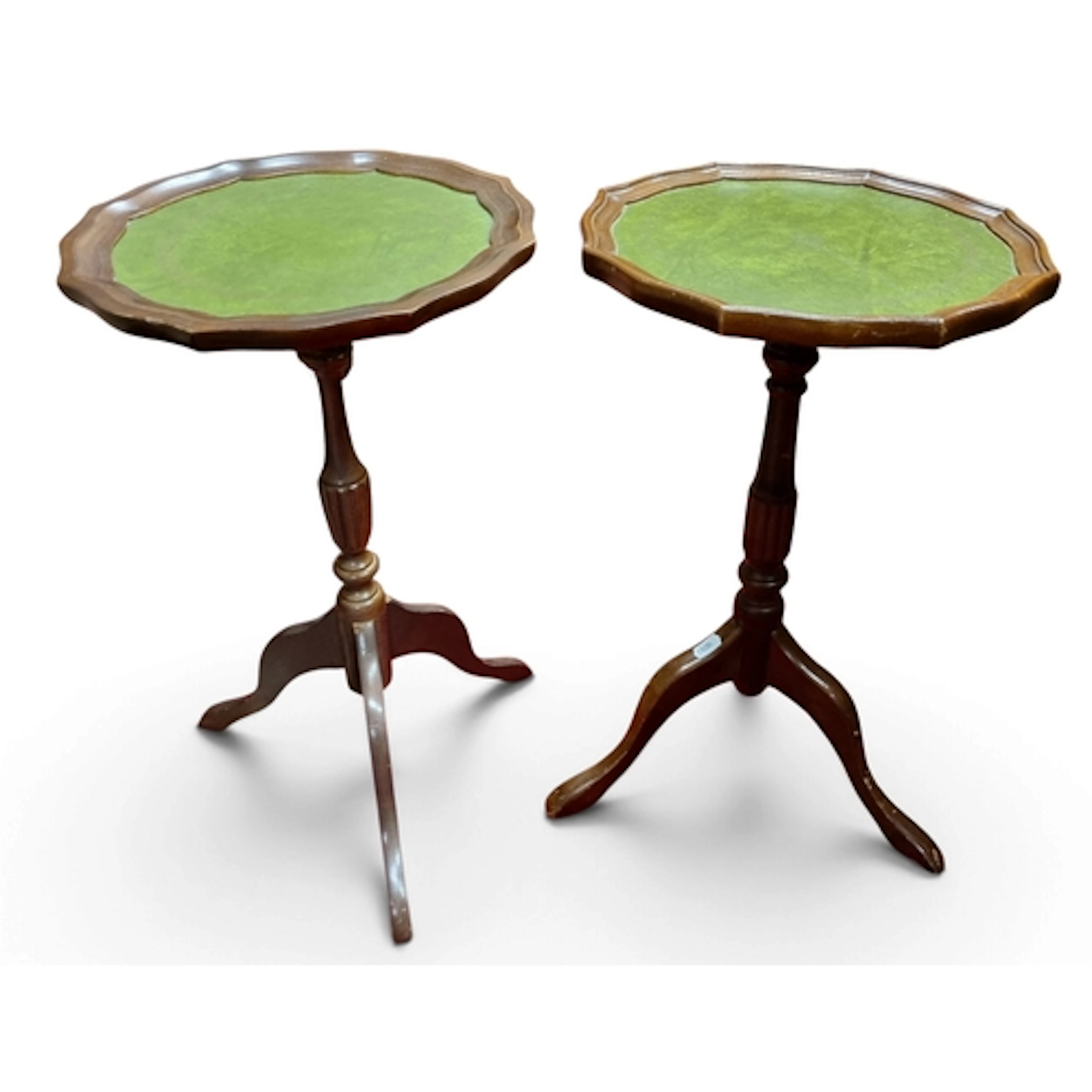 A good pair of 20th Century Lamp Tables. D 33 x H 52 cm appr...